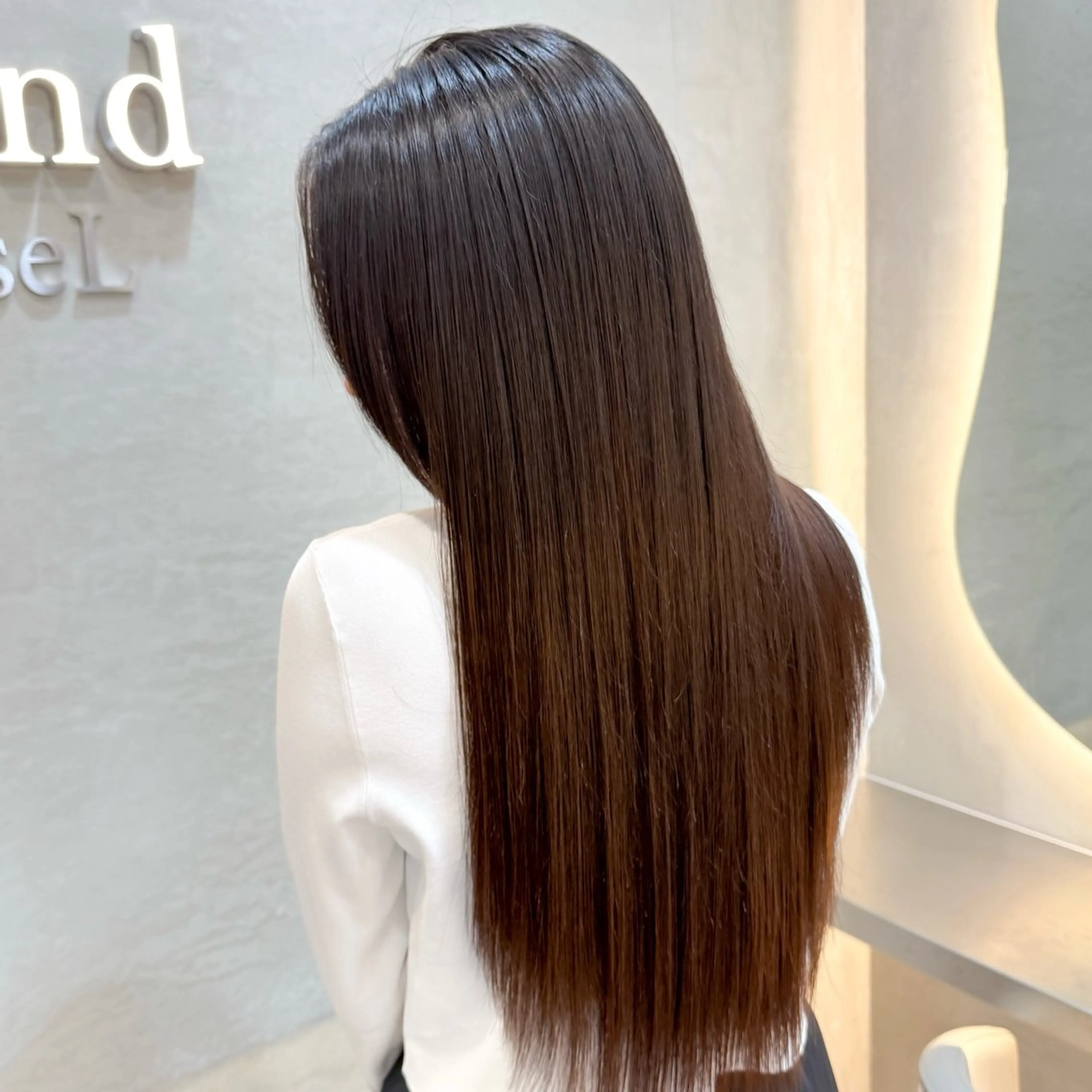 ロング カット 縮毛矯正 トリートメント レイヤー/ハッシュ/ ボブ/縮毛/内藤康太のヘアスタイル