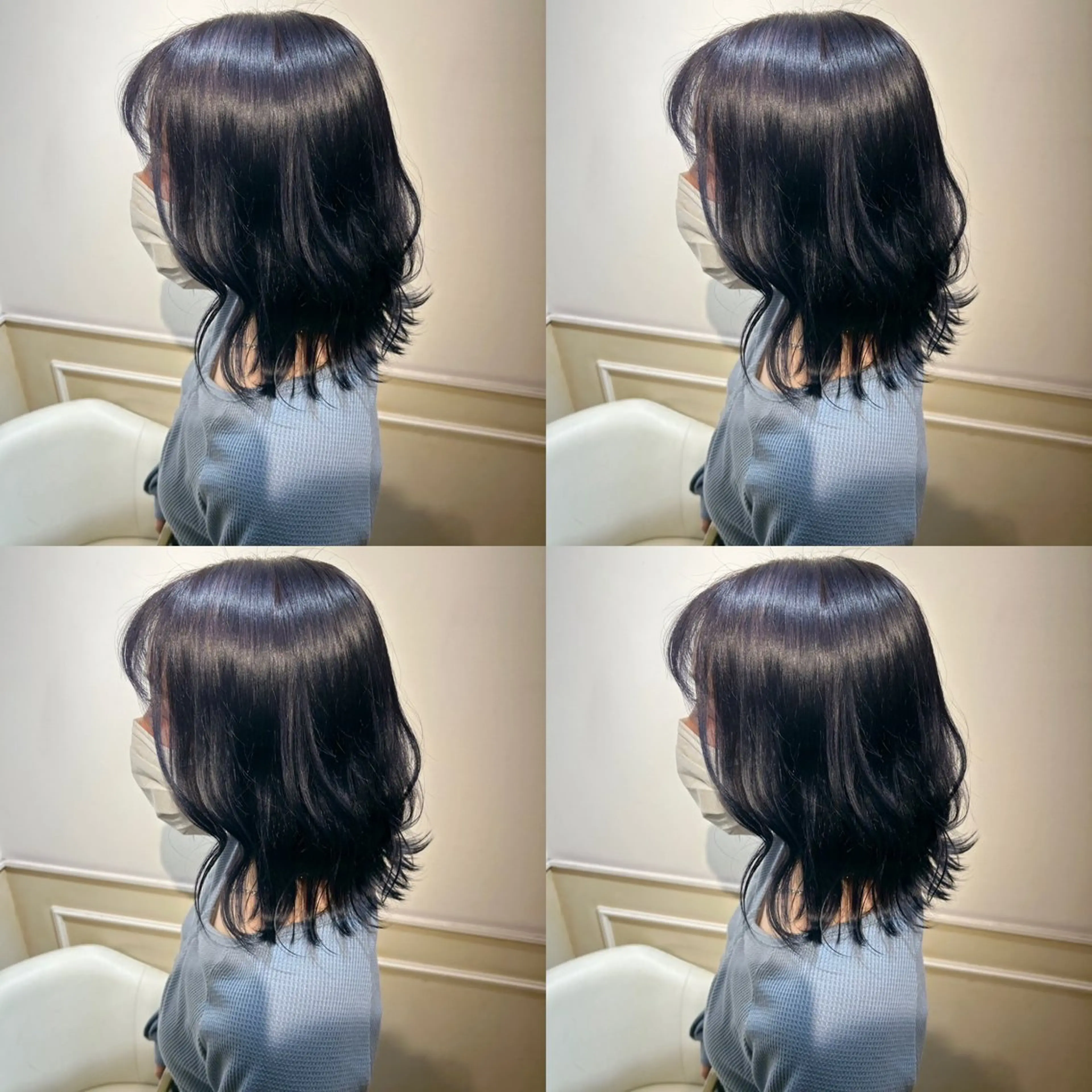 ミディアム カラー レイヤーカット/ 縮毛矯正🇰🇷早坂のヘアスタイル