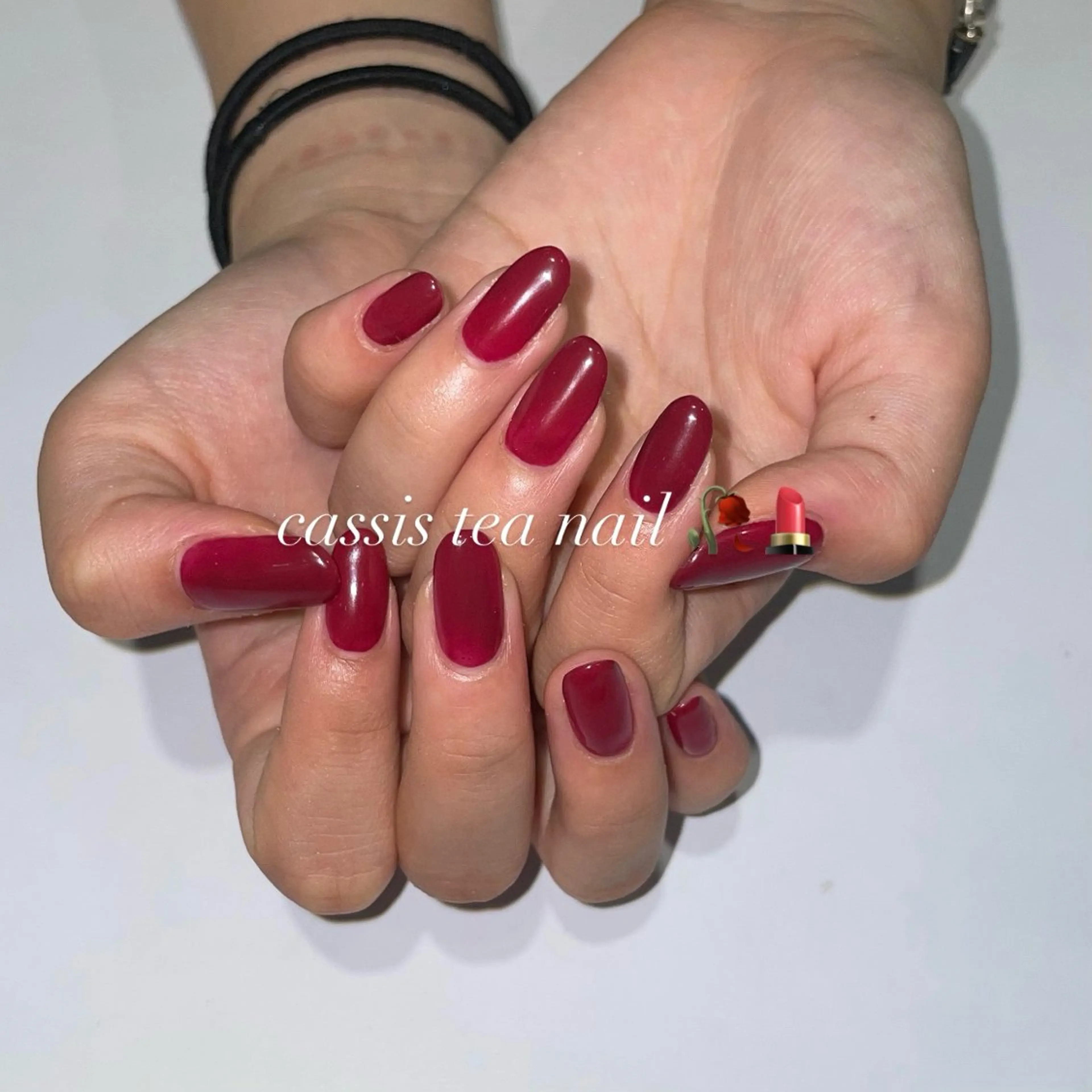 ネイル ななみ.⋆𝜗𝜚 暖色艶カラー/まつパのヘアスタイル