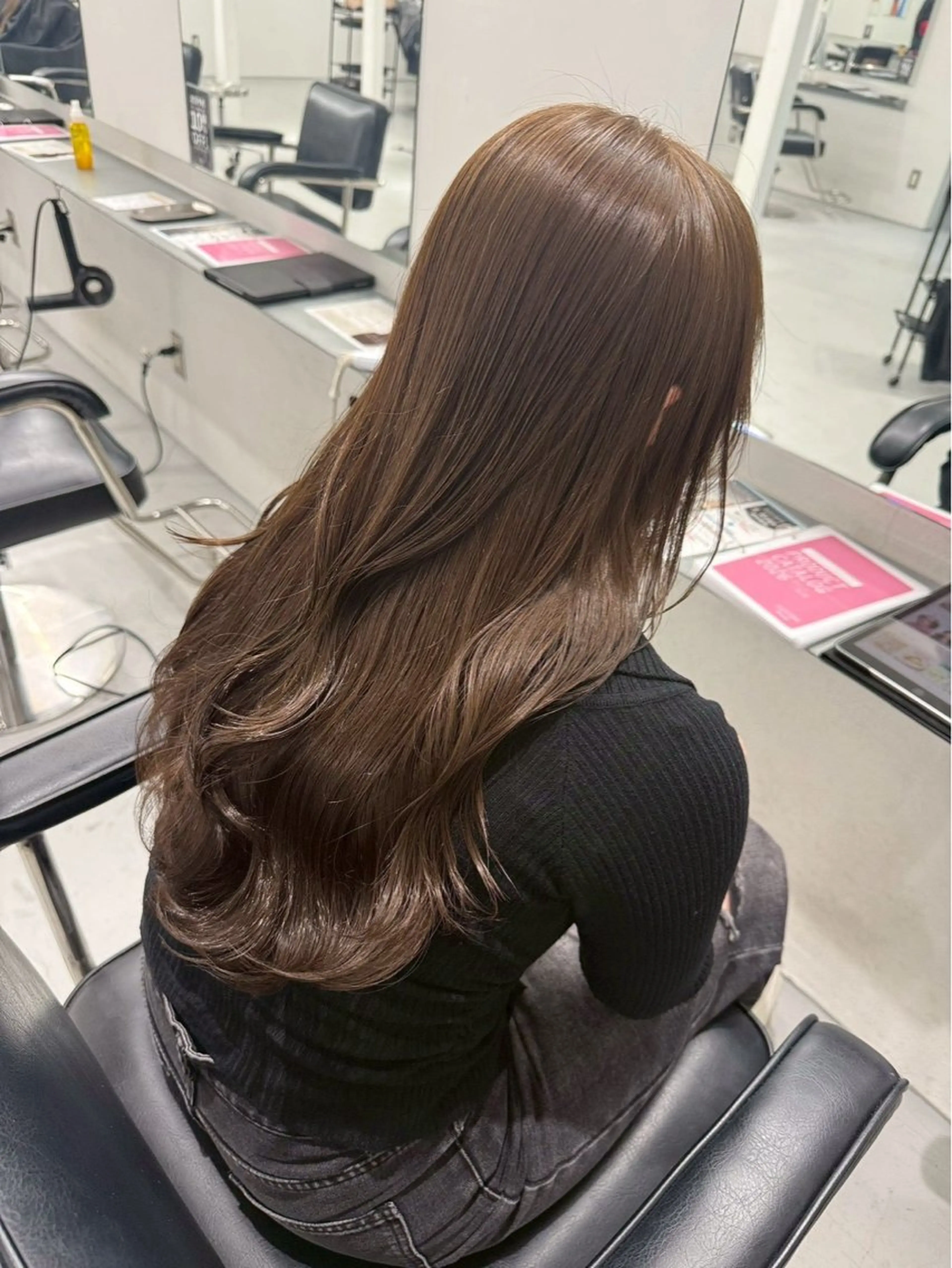 ロング カラー ブラウンカラー ナチュラルブラウン 清瀧 巧人のヘアスタイル