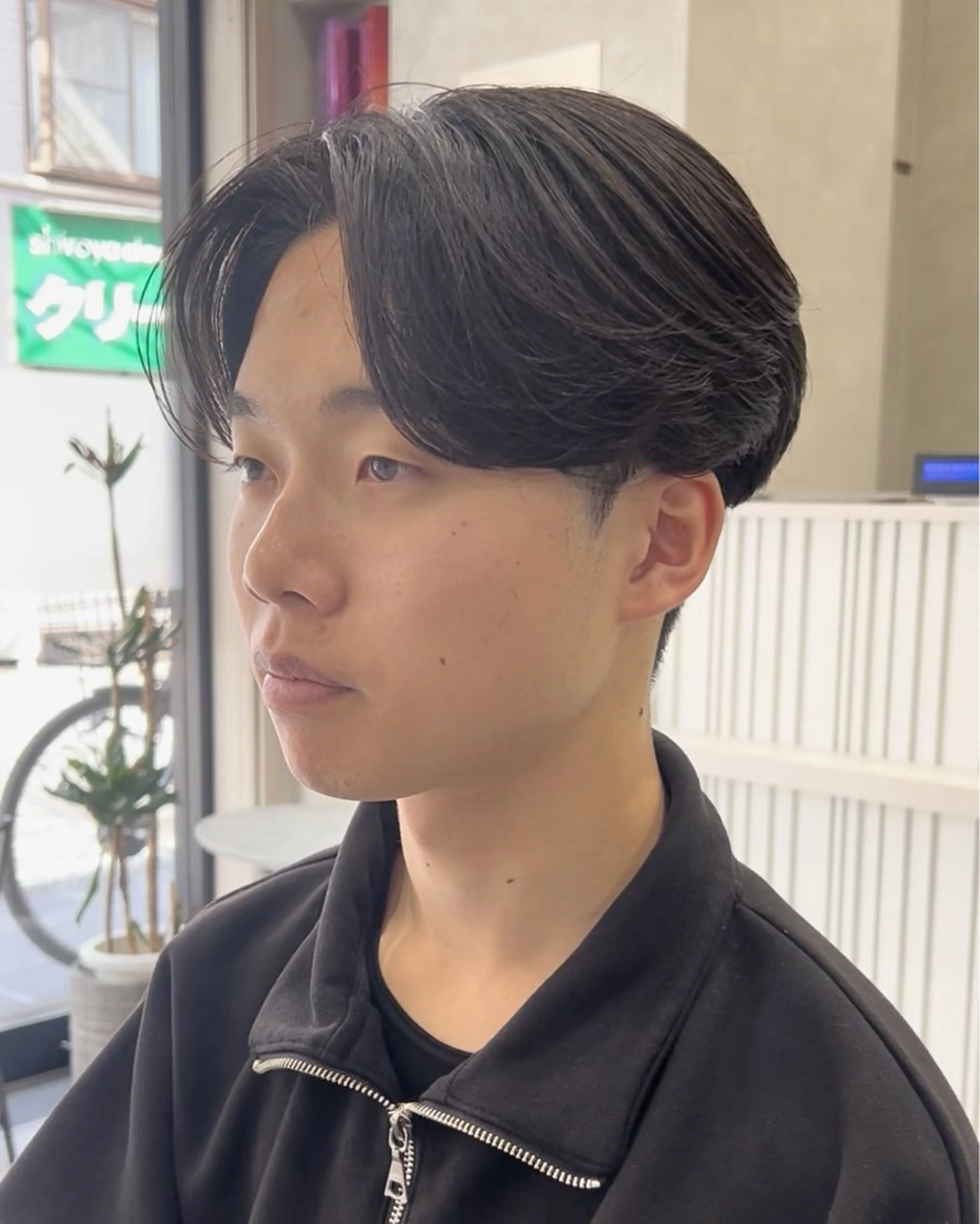 パーマ メンズ カット 縮毛矯正 毛流れ/メンズパーマ kanata/溝の口のヘアスタイル