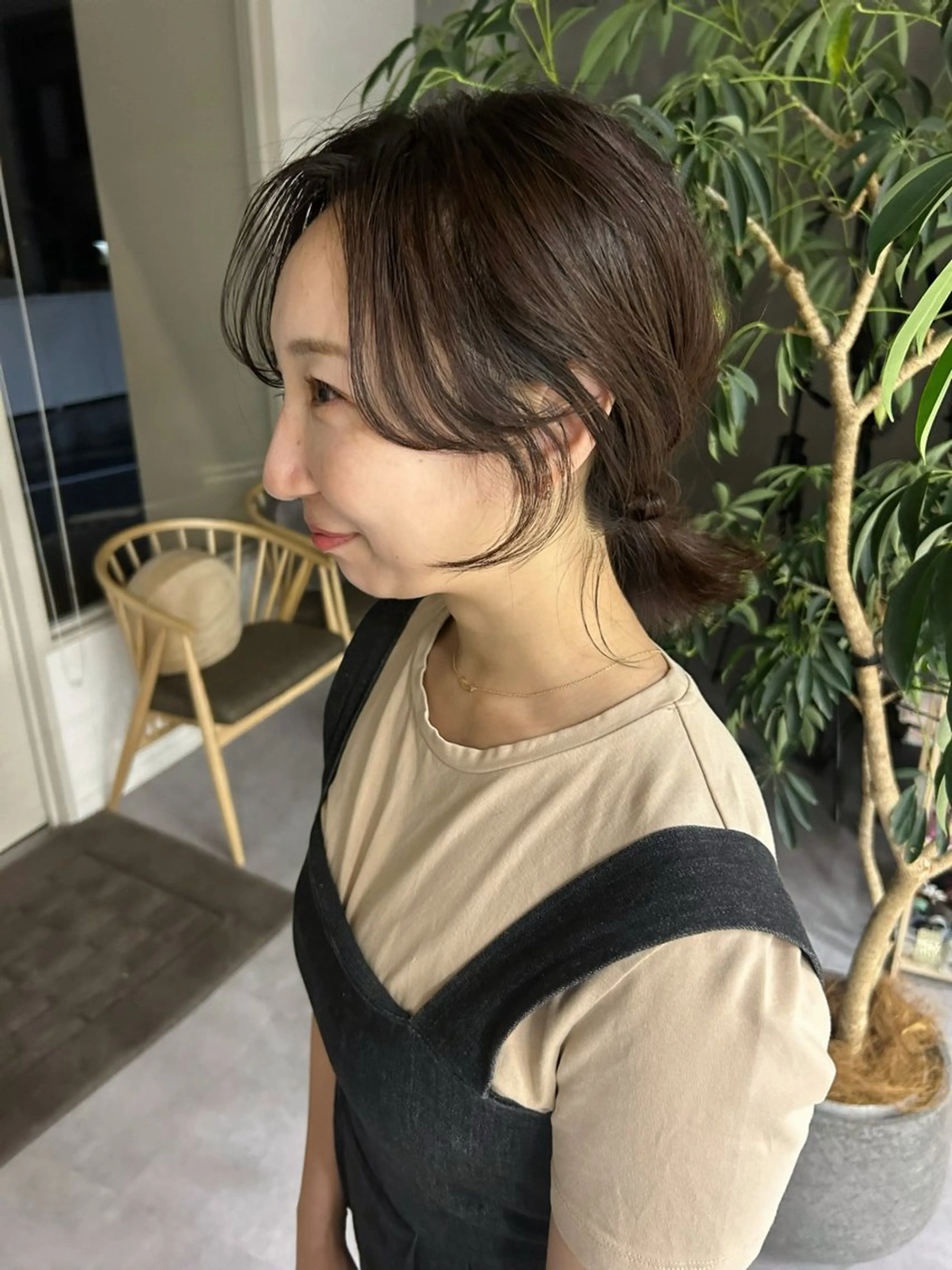 セミロング ayu omochaのヘアスタイル