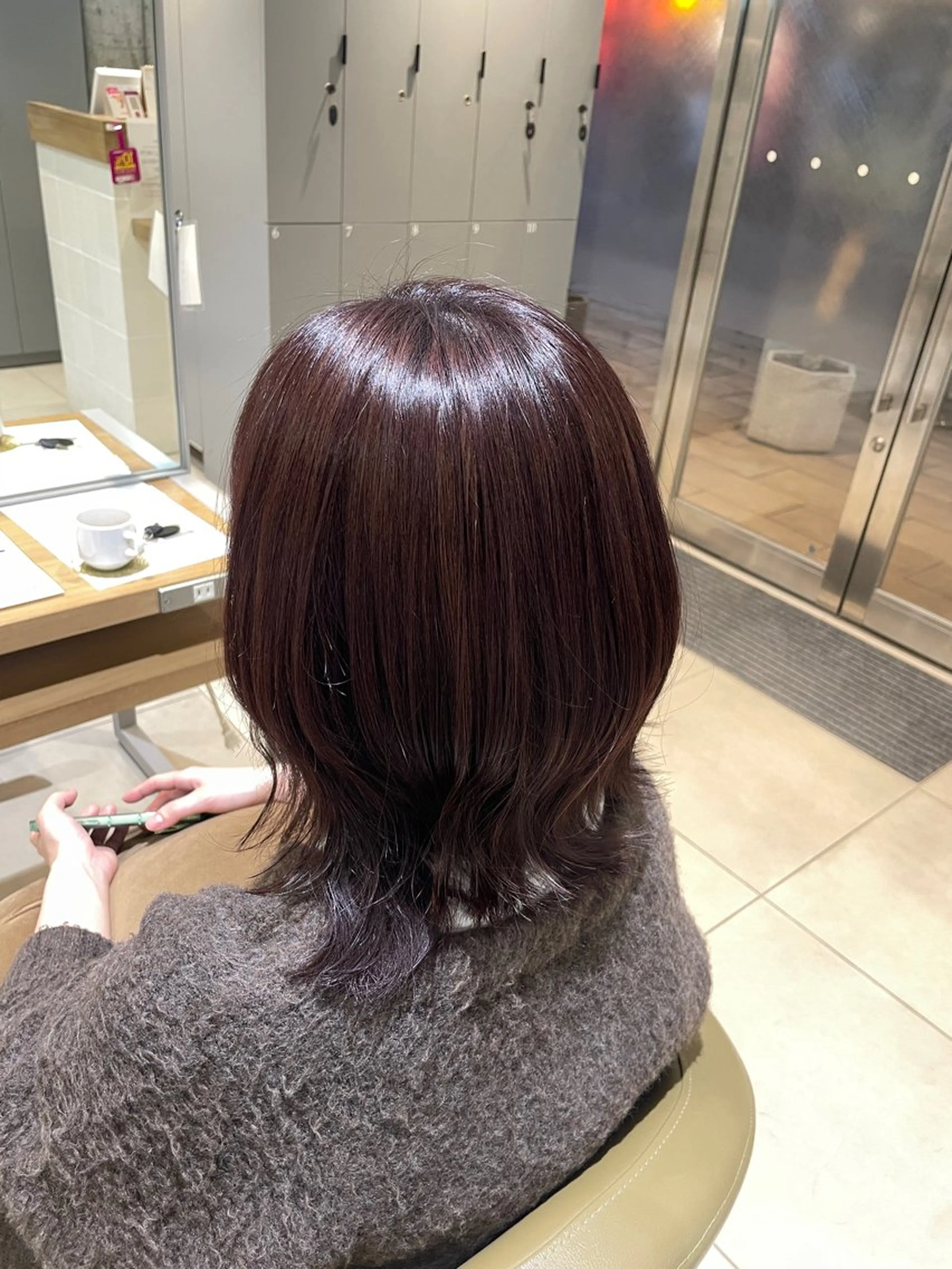 ミディアム カラー ヘアカラー 🌷柔らかカラー🍑 Miyu🪽のヘアスタイル
