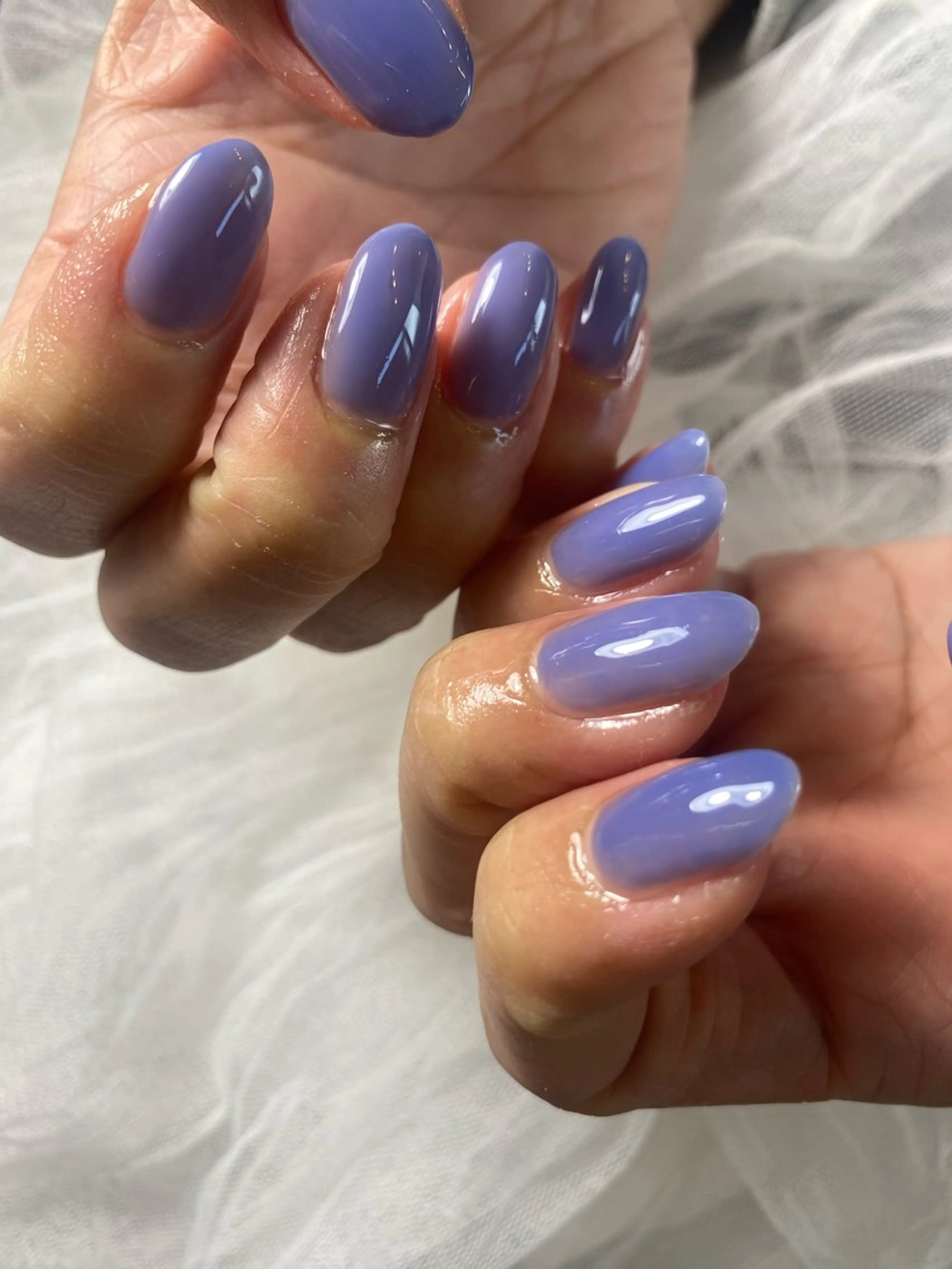 ネイル ブルー 赤色 春ネイル ハンドネイル Ｌｉｔ .のネイルデザイン