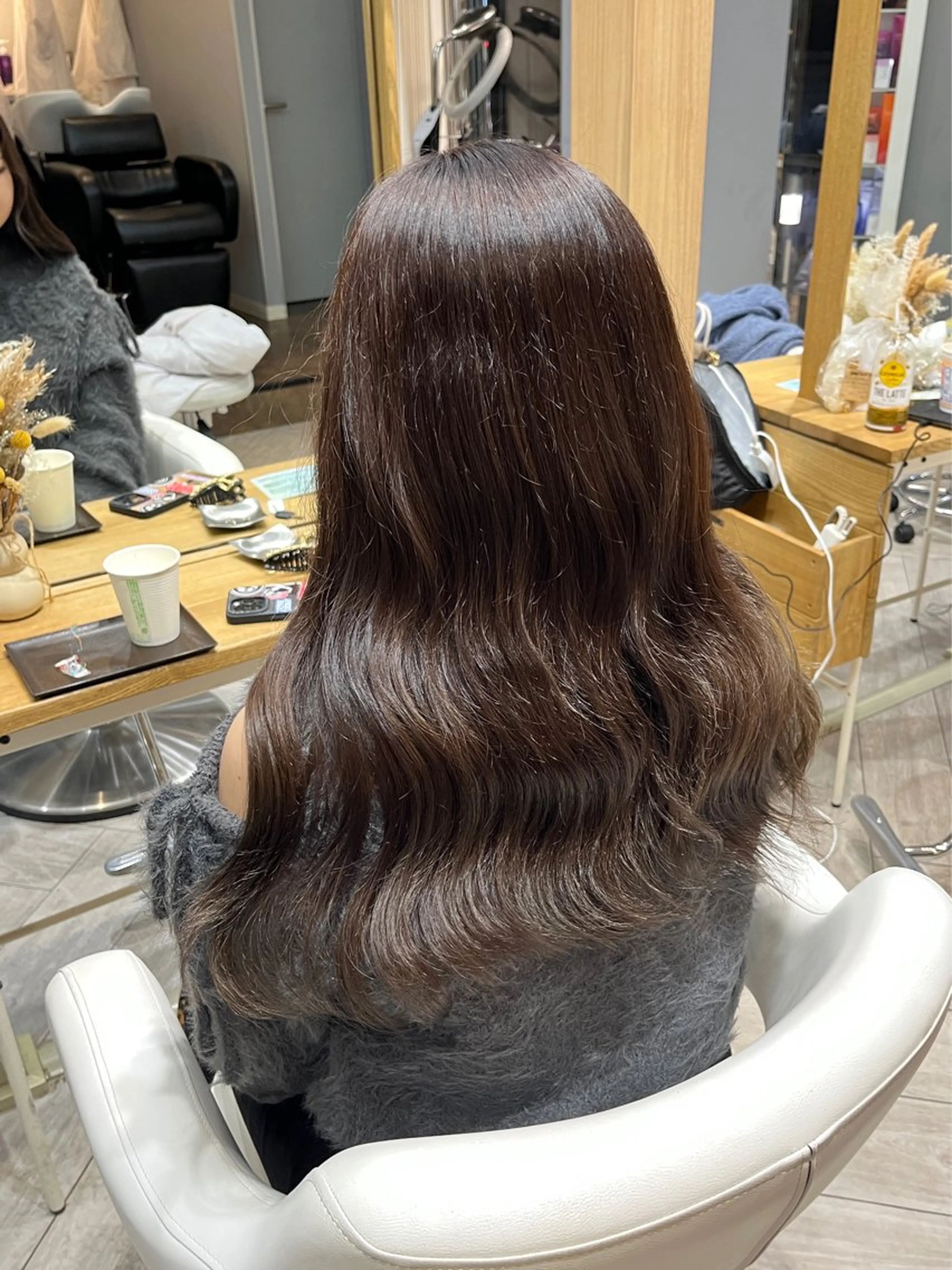 似合わせカット➕透明感カラー➕ヘッドスパ30分💆🏻‍♀️🤍の写真