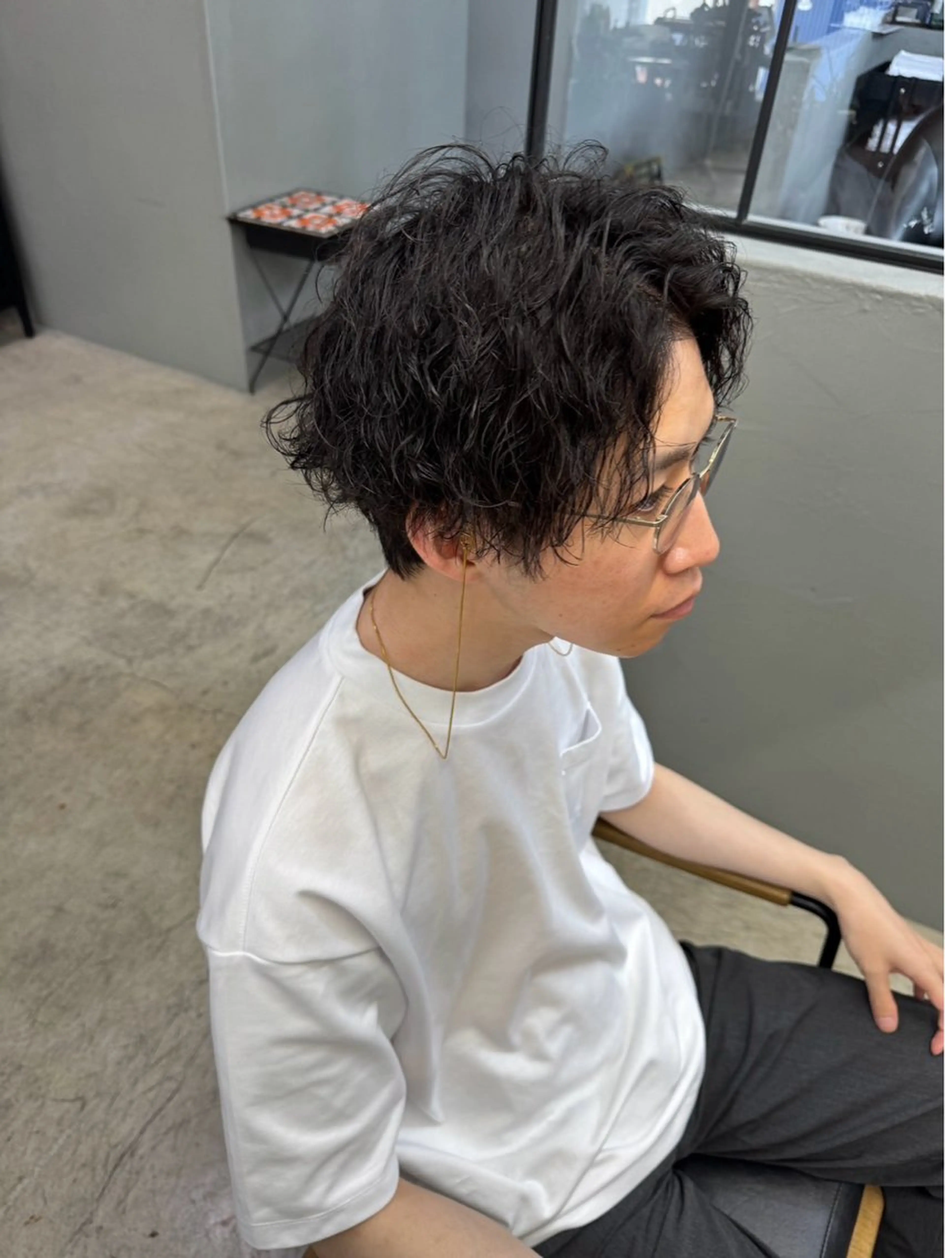 ショート パーマ メンズ メンズ専門サロン wokeのヘアスタイル