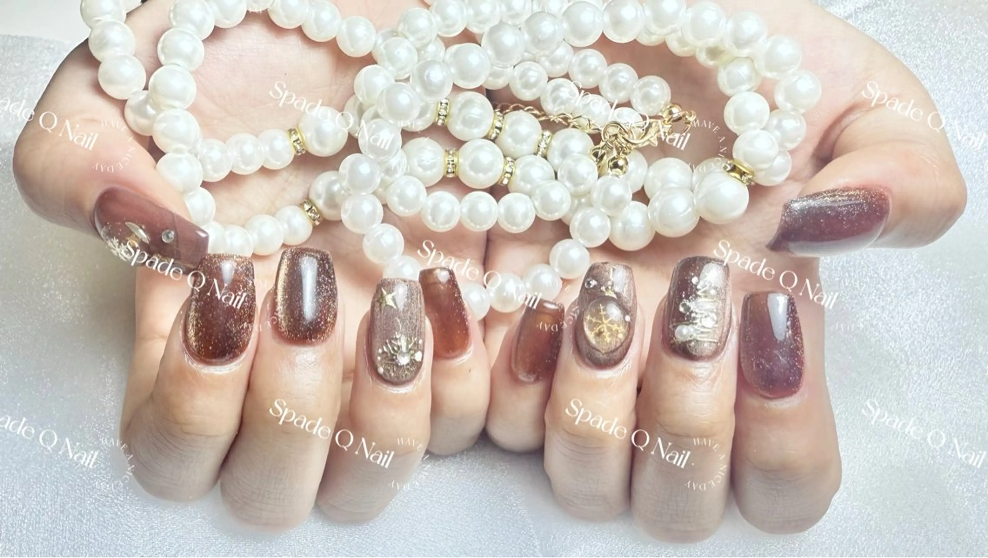 ミディアム Spade Q Nailのネイルデザイン