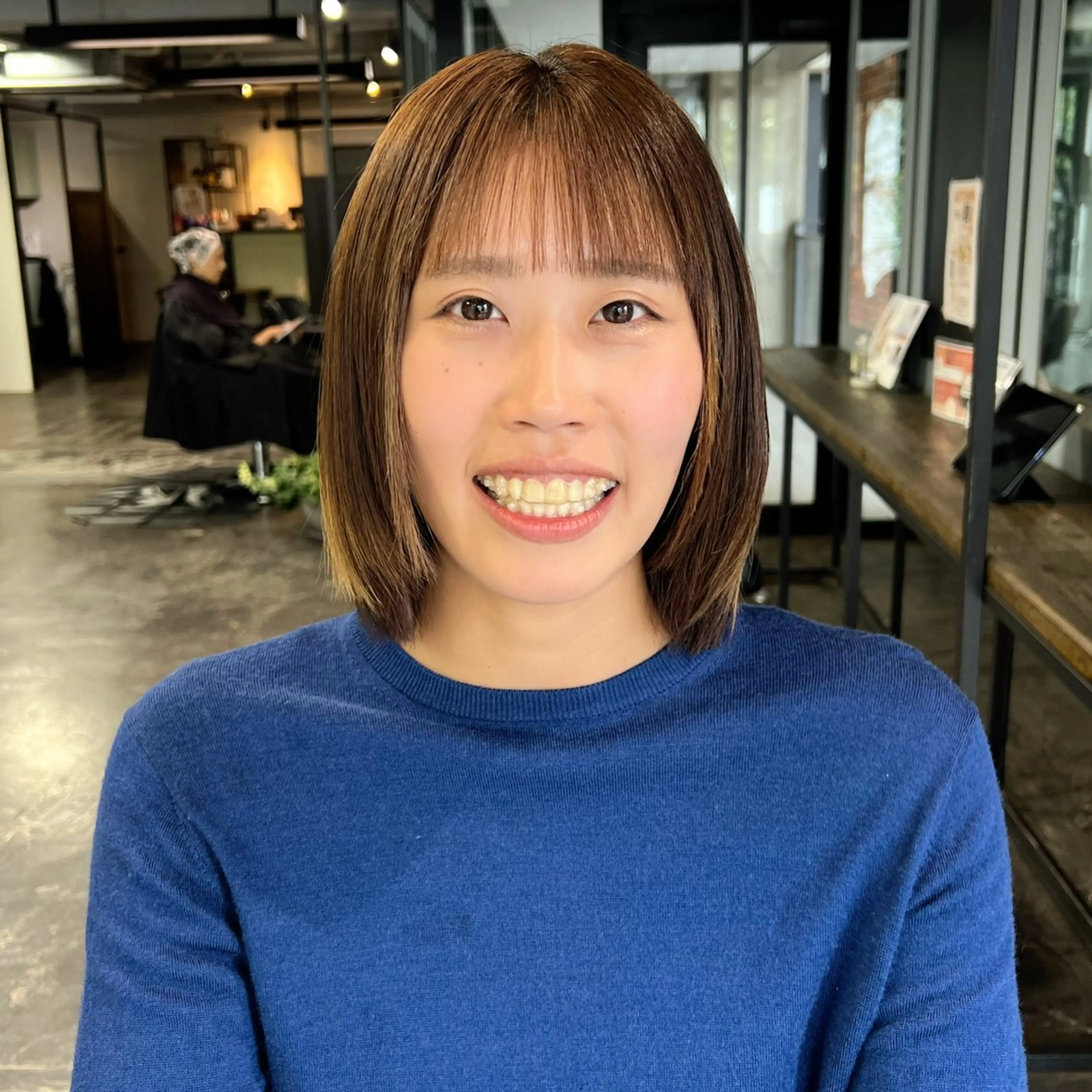 ミディアム カラー 💘札幌クロスパーマ 髪質改善💘rinaのヘアスタイル