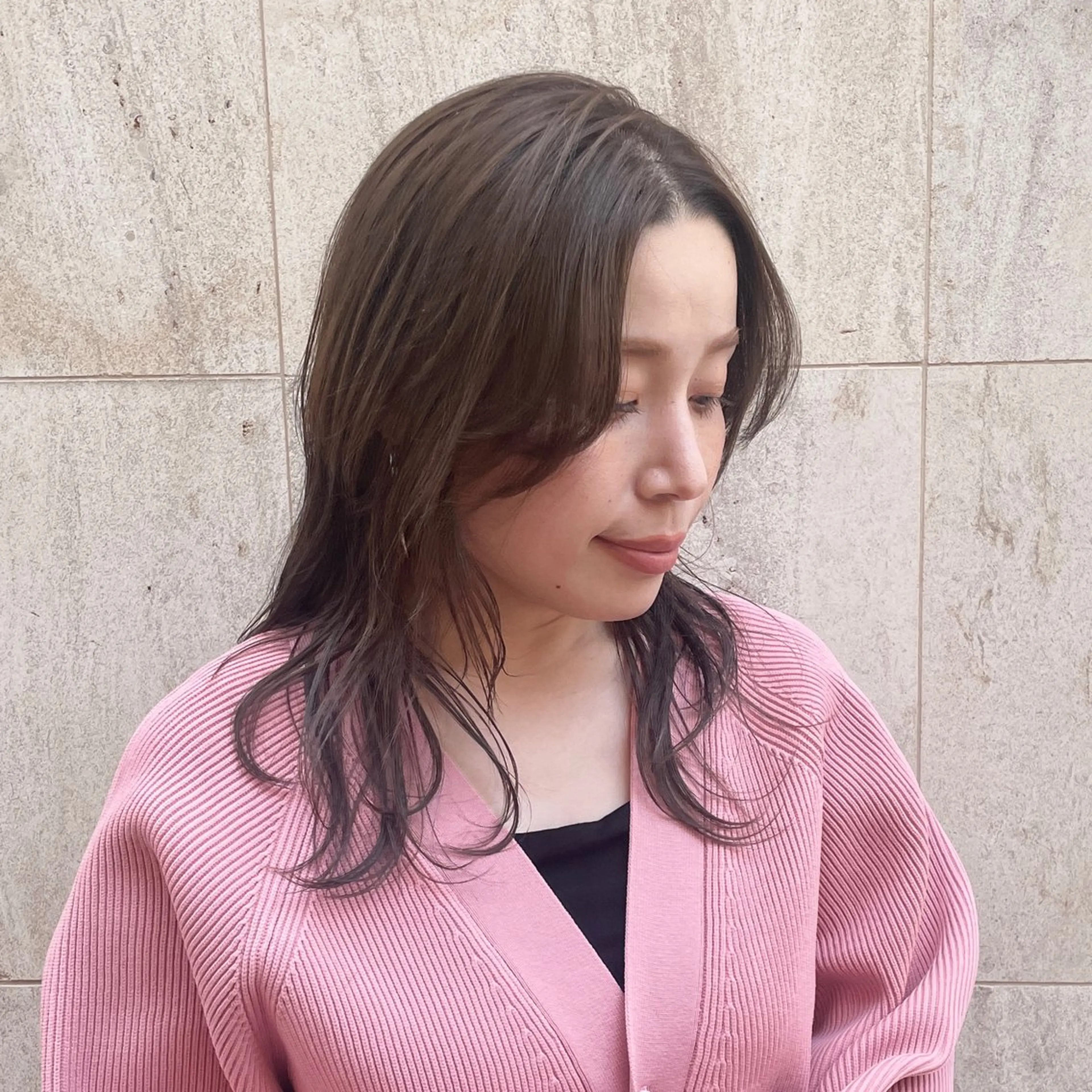 ロング カラー ハイライトカラー ハイライト カット ヘアカラー matka白髪ぼかし 大人ヘア/KEIKOのヘアスタイル