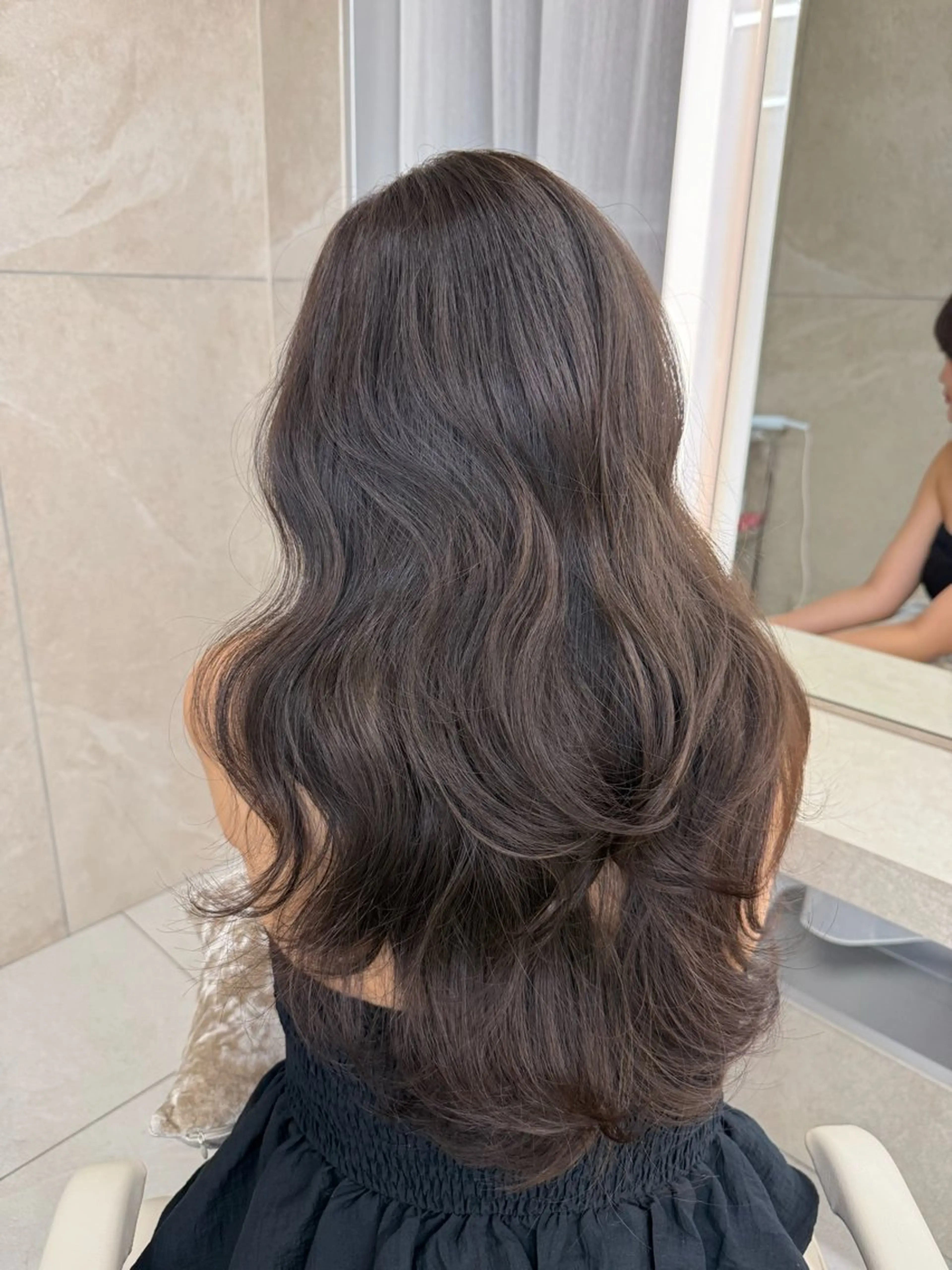 ロング カラー 名古屋/レイヤー 島原　由璃のヘアスタイル