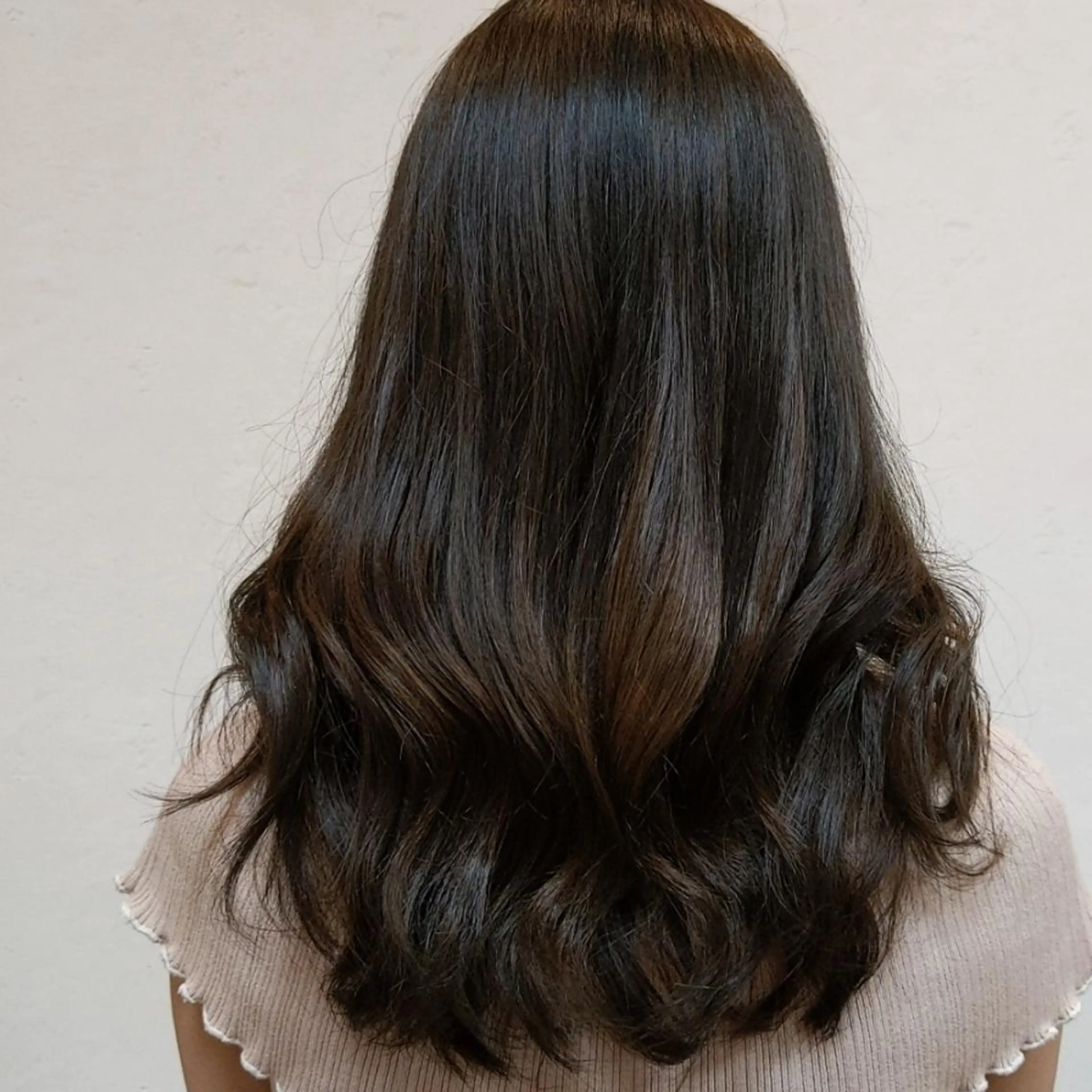 セミロング 後藤 千絵のヘアスタイル