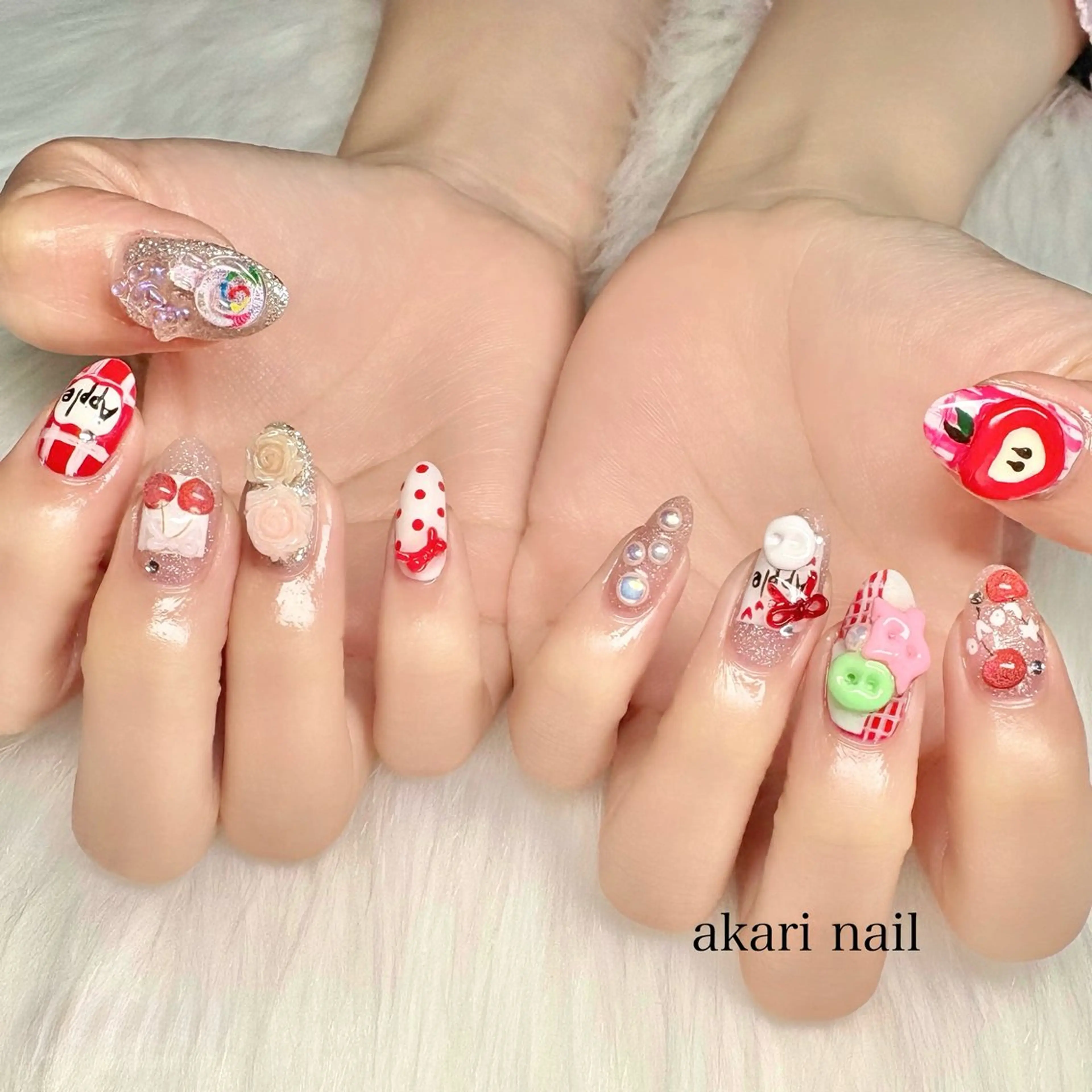 ネイル ハンドネイル フットネイル AKARI nail💅のネイルデザイン