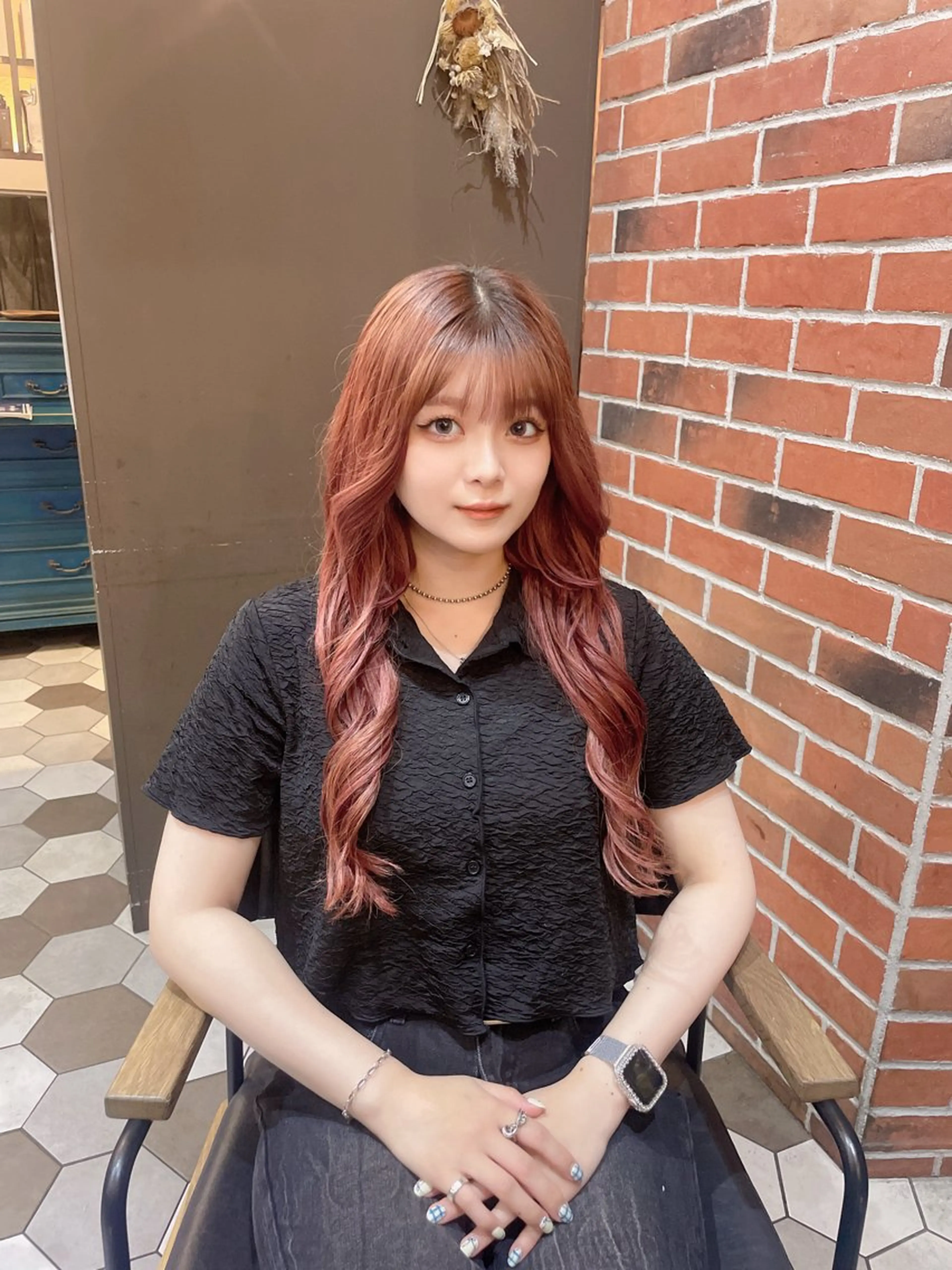 ロング レイヤーカット/髪質 改善/鷲尾 駿のヘアスタイル