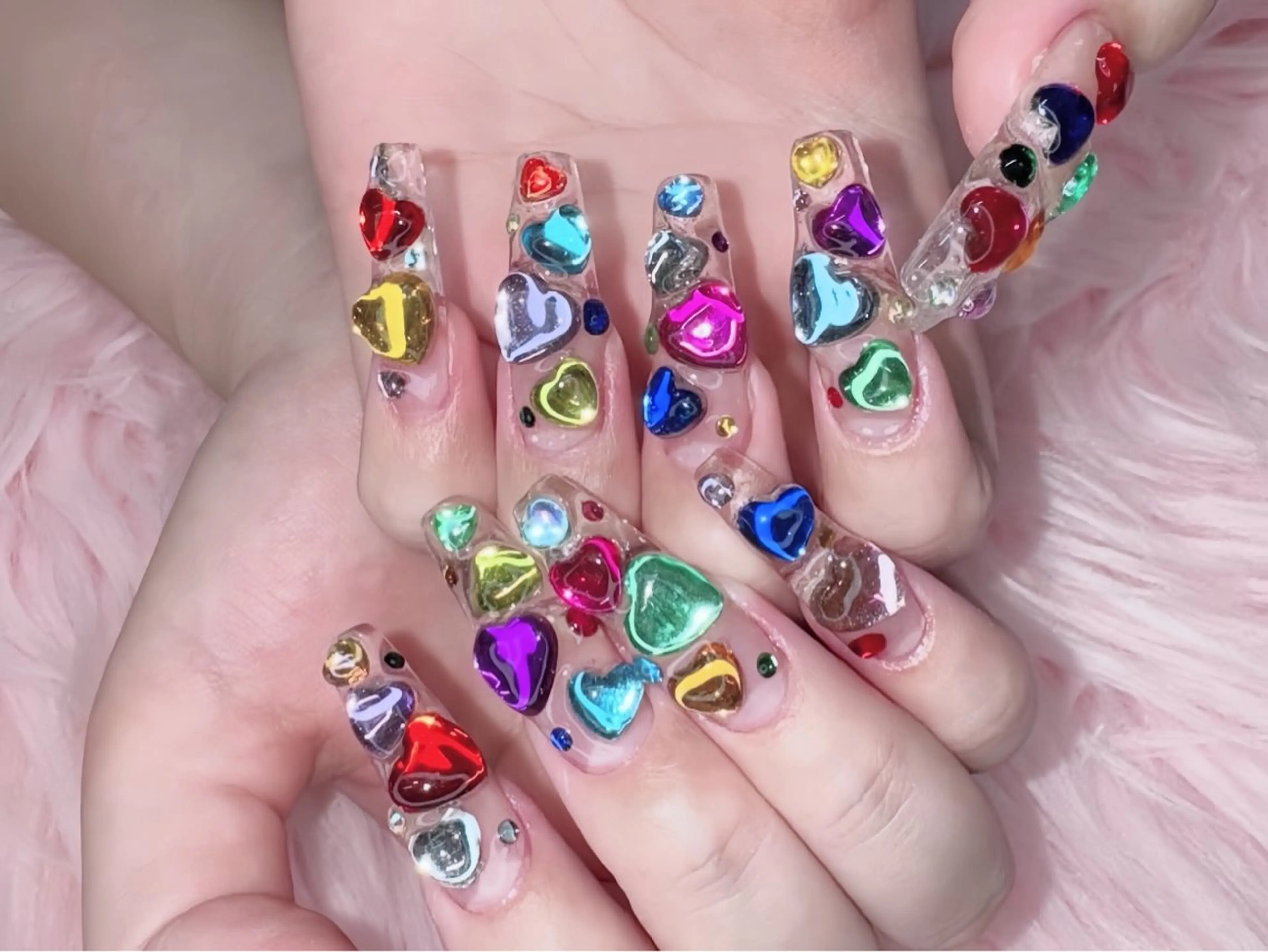 ネイル アートネイル フレンチネイル ジェルネイル 韓国ネイル ミラーネイル Rin Nail 新大久保店のネイルデザイン