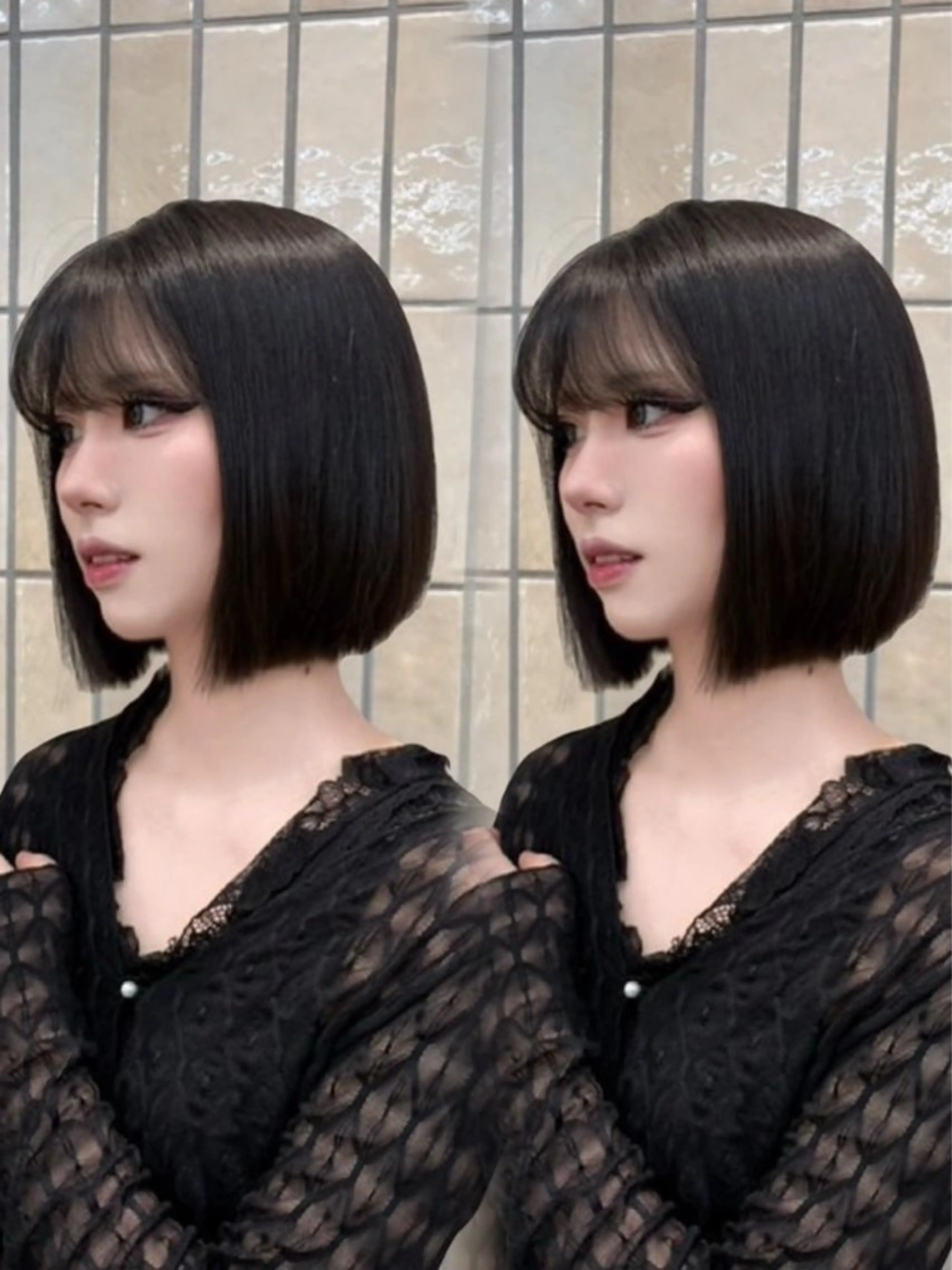 ショート HINA 仙台/ レイヤー/縮毛矯正のヘアスタイル