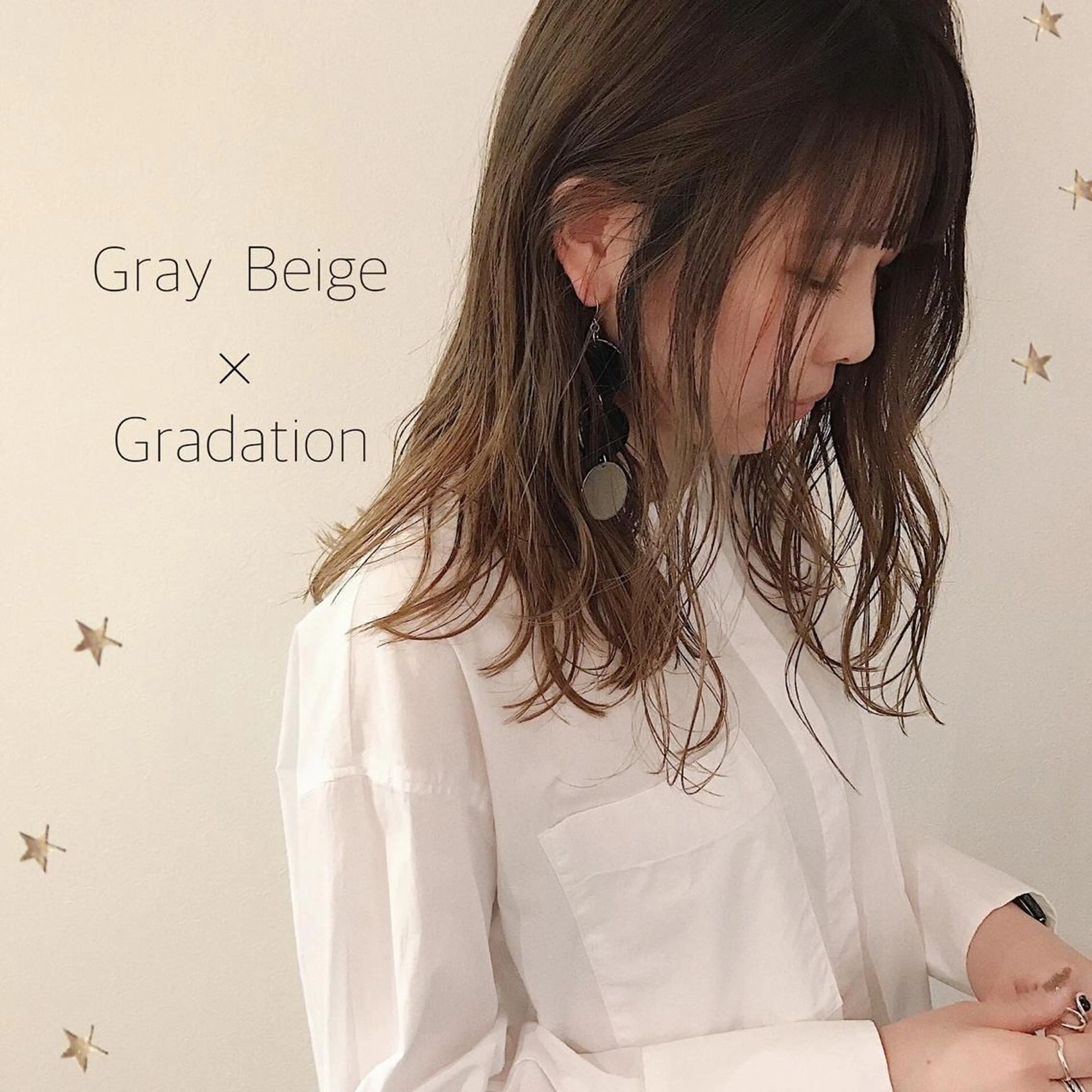 セミロング カラー カット ヘアカラー salon AKIRA所属・市川 千夏のヘアスタイル