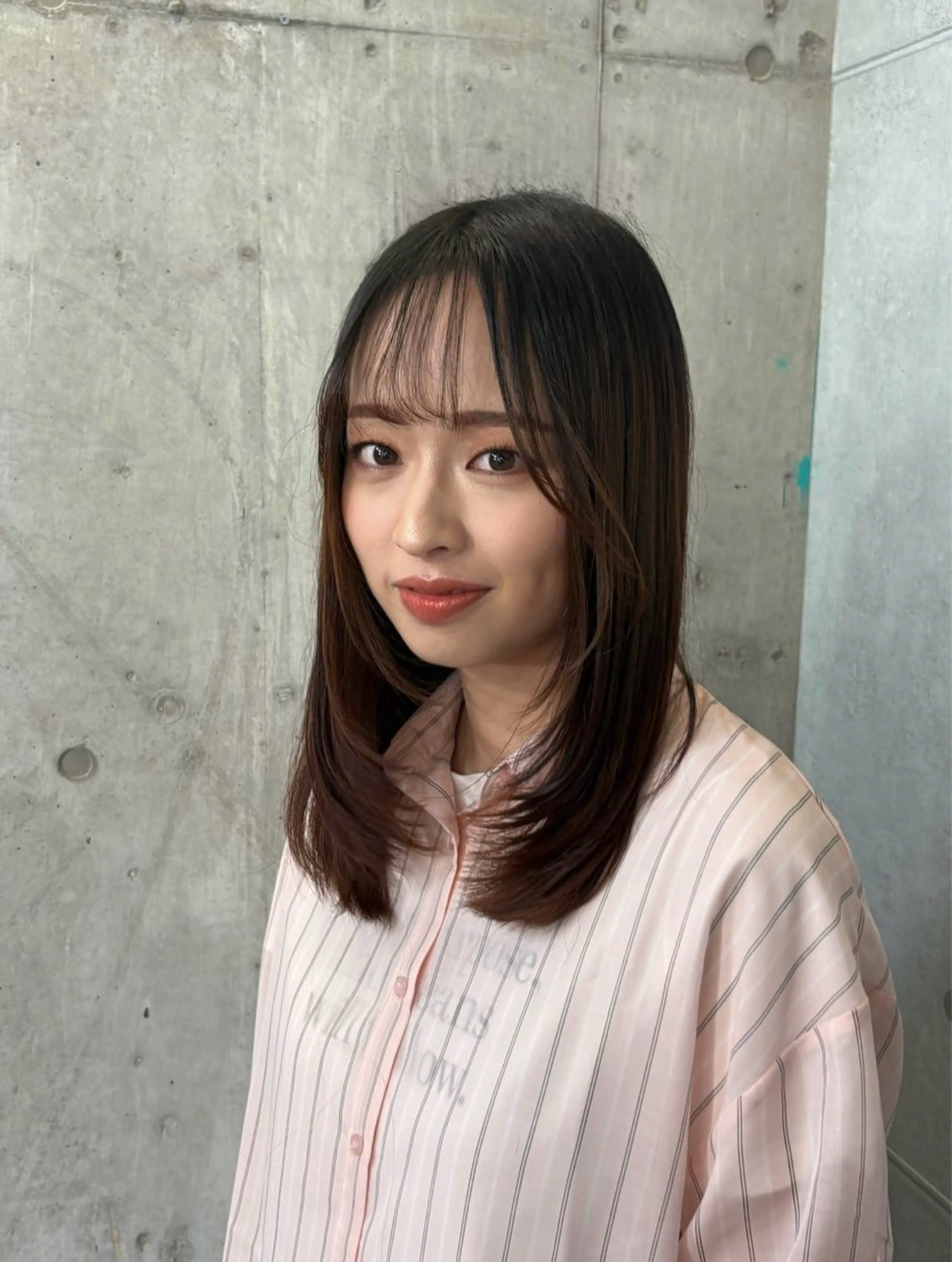 セミロング 加藤志保 🎗️🫧モデル募集のヘアスタイル