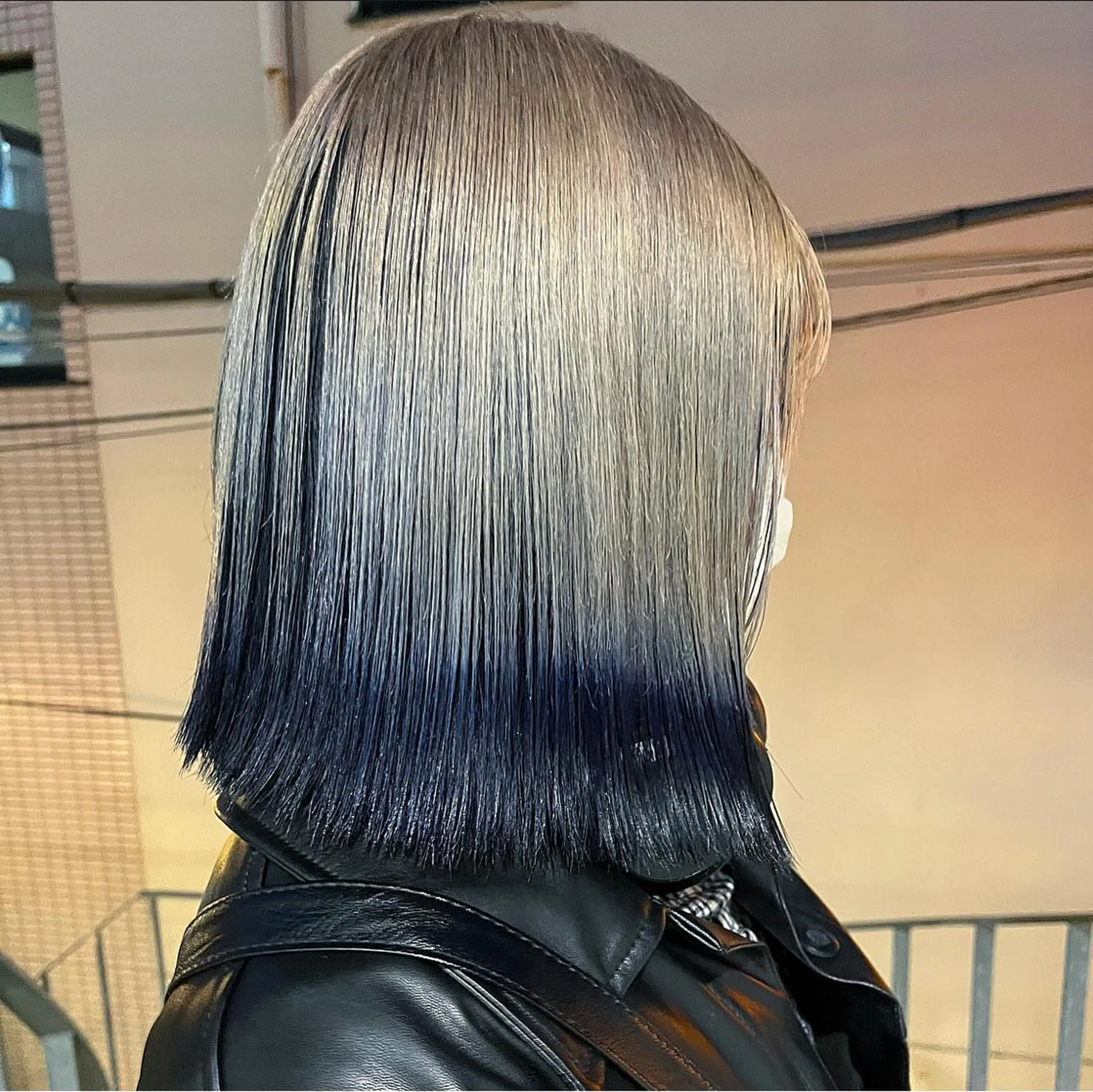 ミディアム カラー ボブハイトーン🦖 デザインMAMIのヘアスタイル