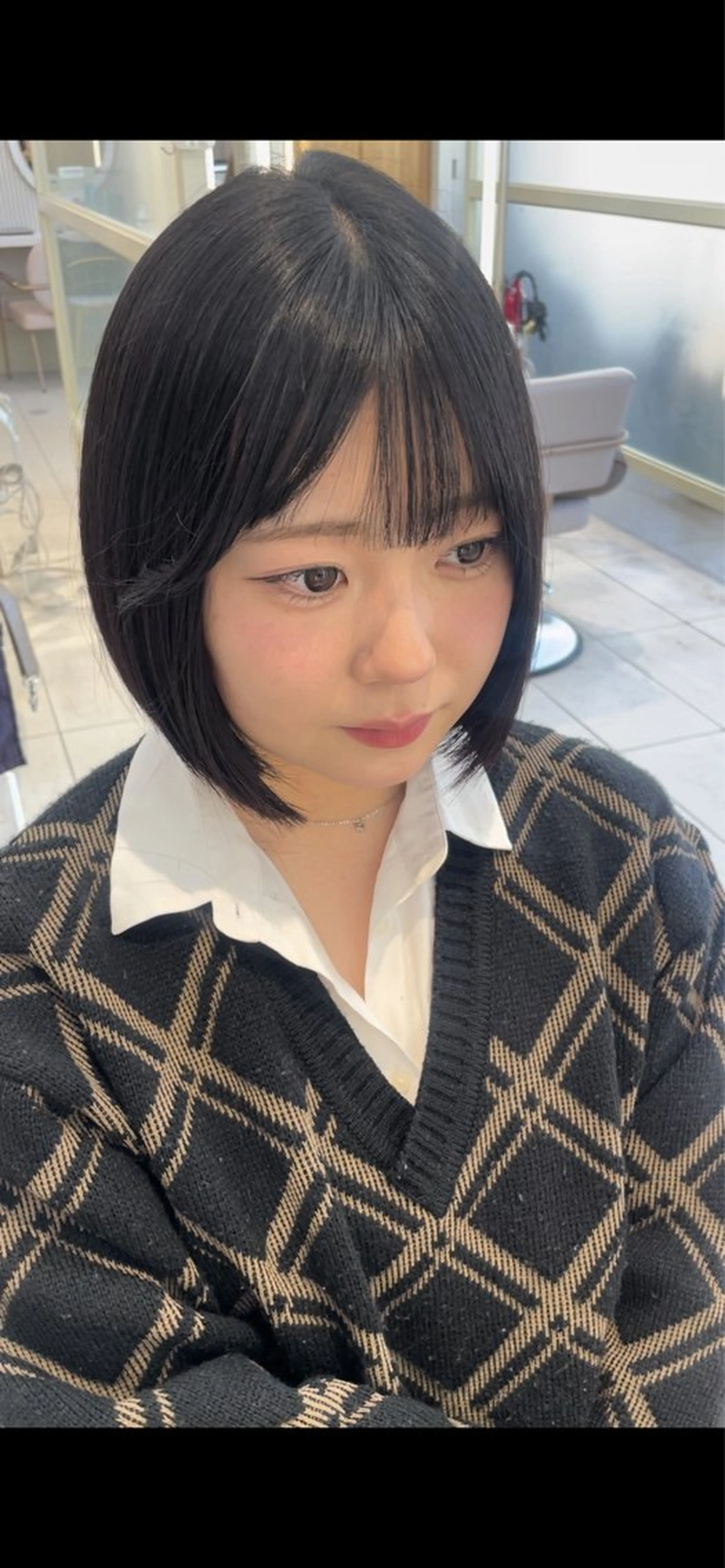 ミディアム レイヤー/顔周り /韓国ヘア/TAKUのヘアスタイル