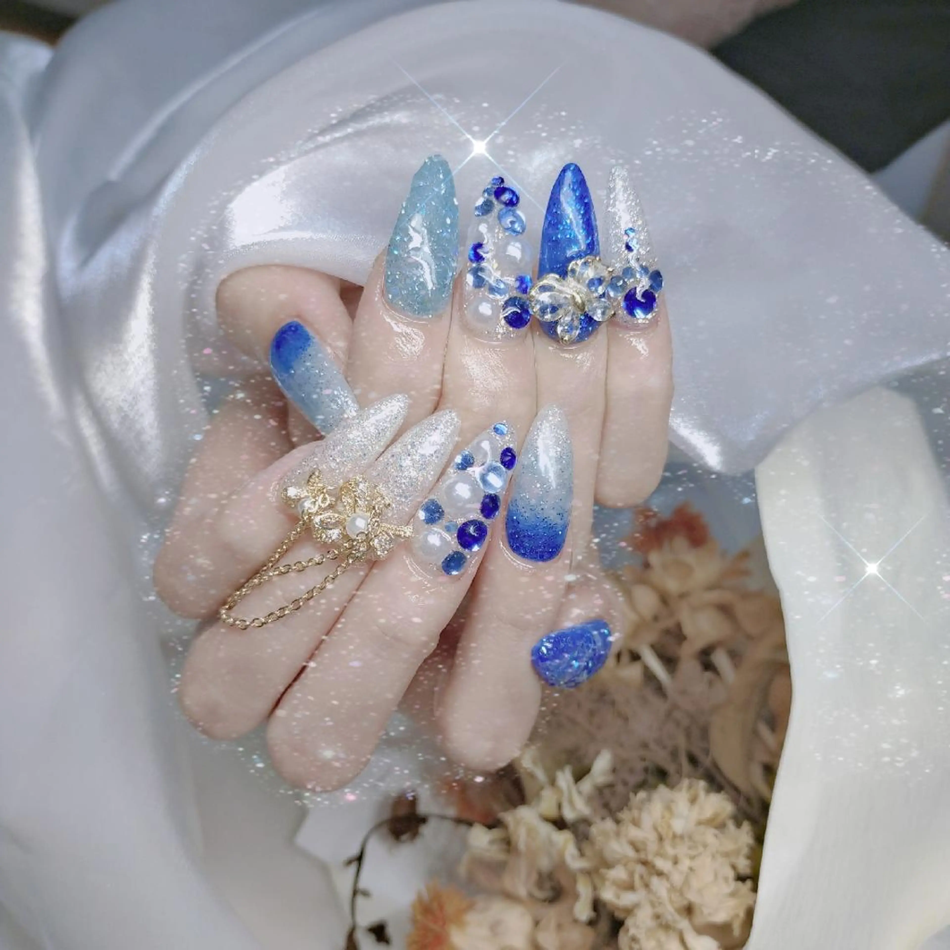 ネイル ハンドネイル 森 ネイルサロンのネイルデザイン