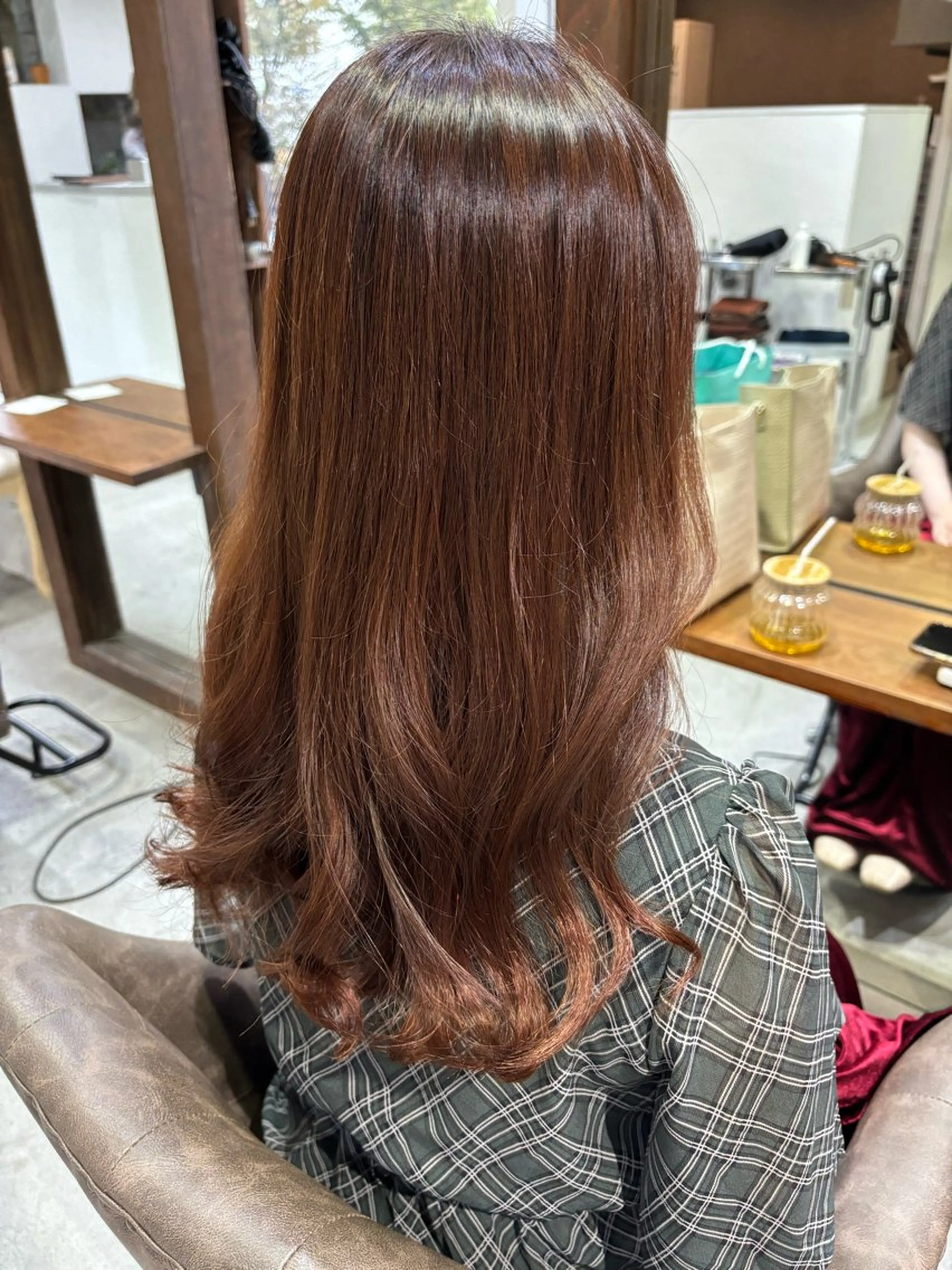 セミロング ショート・パーマ・デ ザインカラー/むつみのヘアスタイル