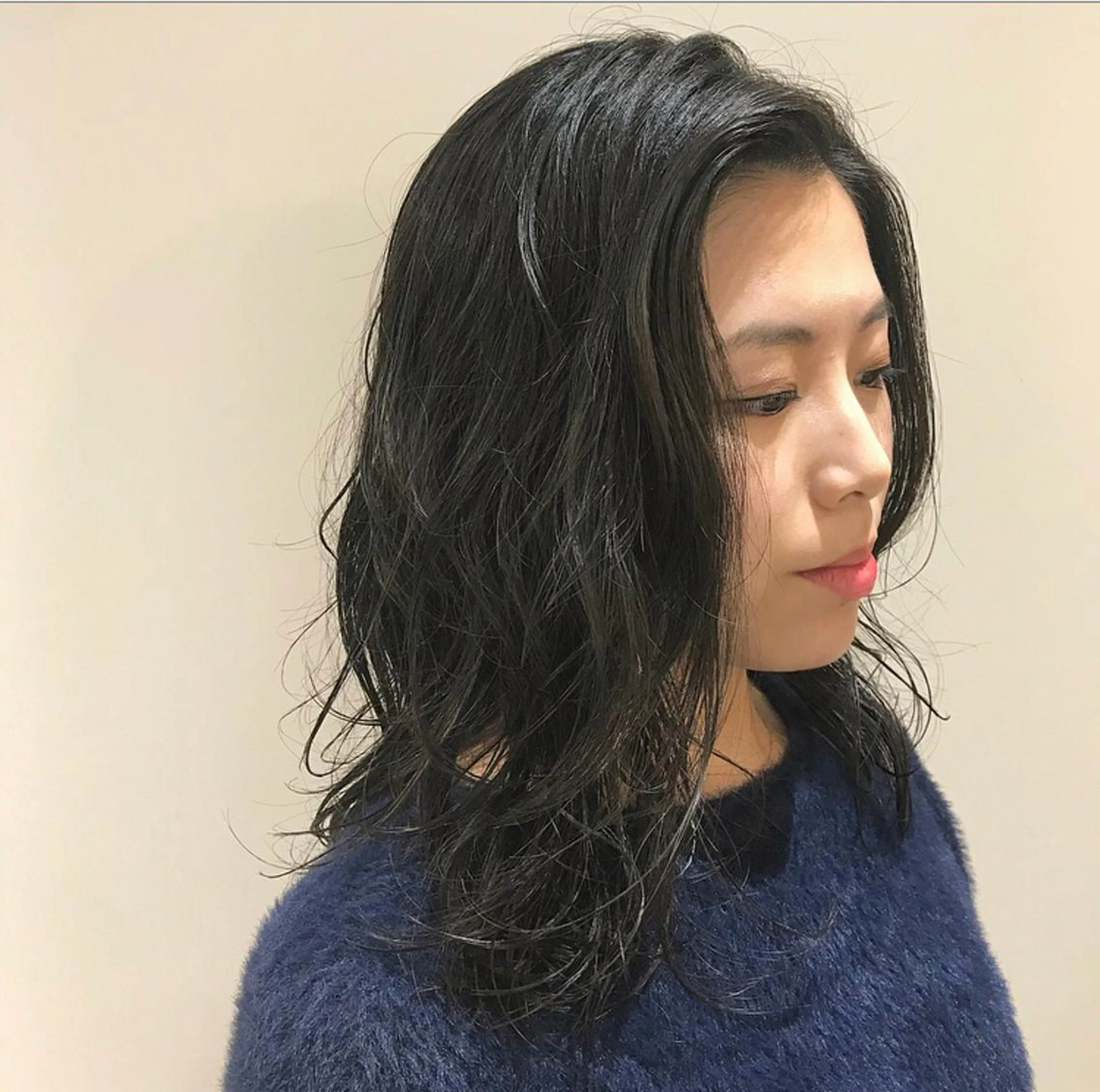 セミロング パーマ 大阪ヴィーガンサロン KANAKOのヘアスタイル