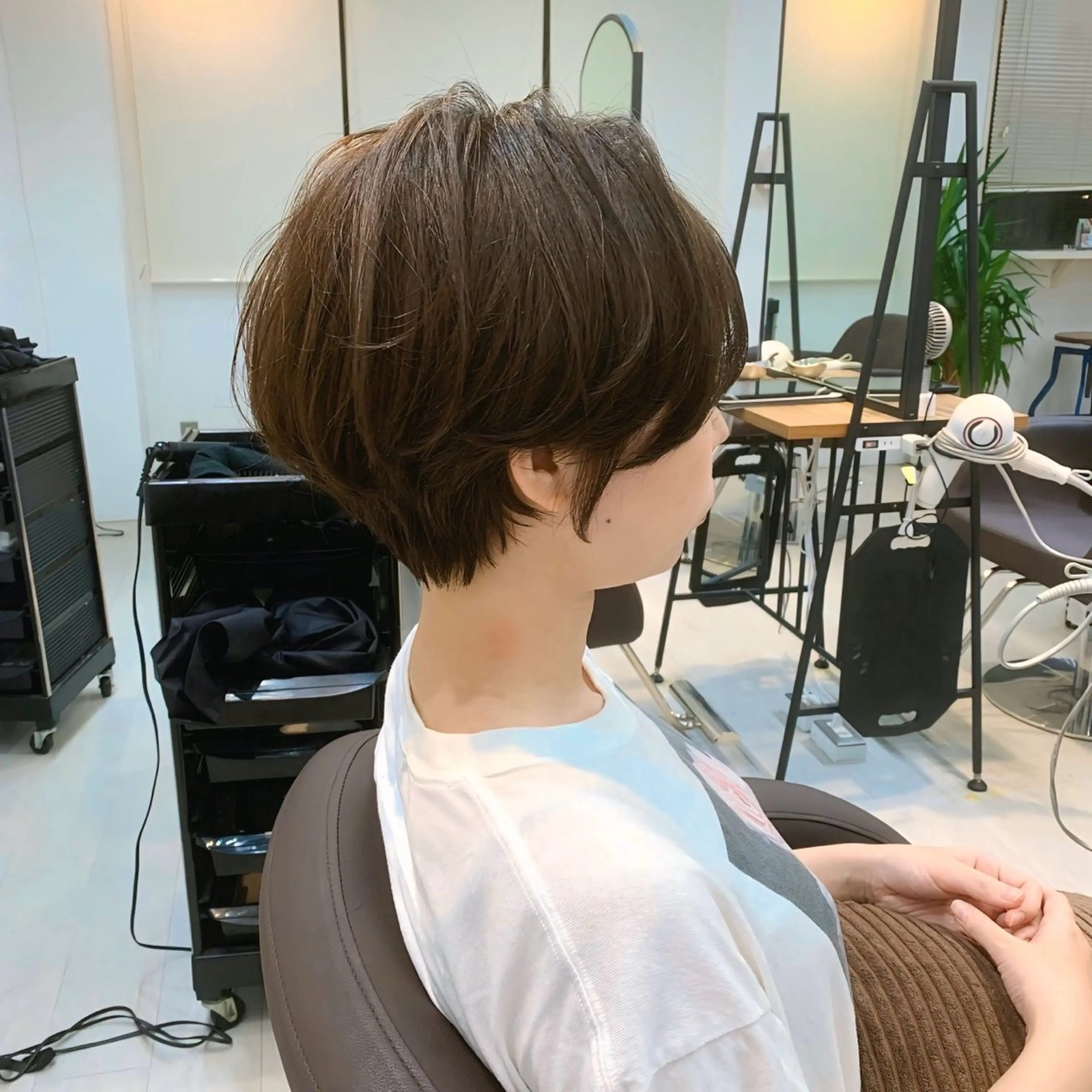 ショート カラー カット トリートメント 前田 健太のヘアスタイル