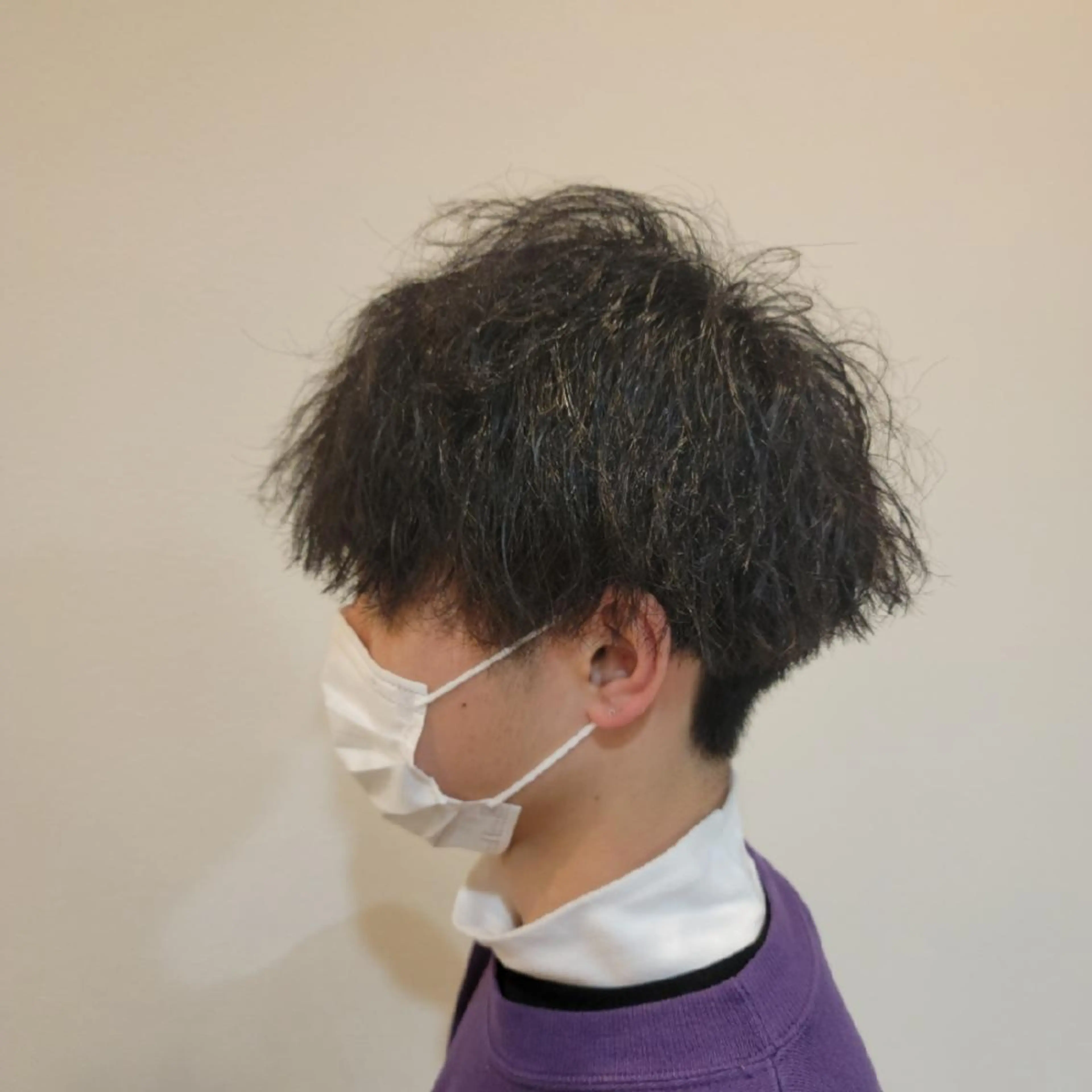 メンズ メンズパーマ カット パーマ 山田 周のヘアスタイル