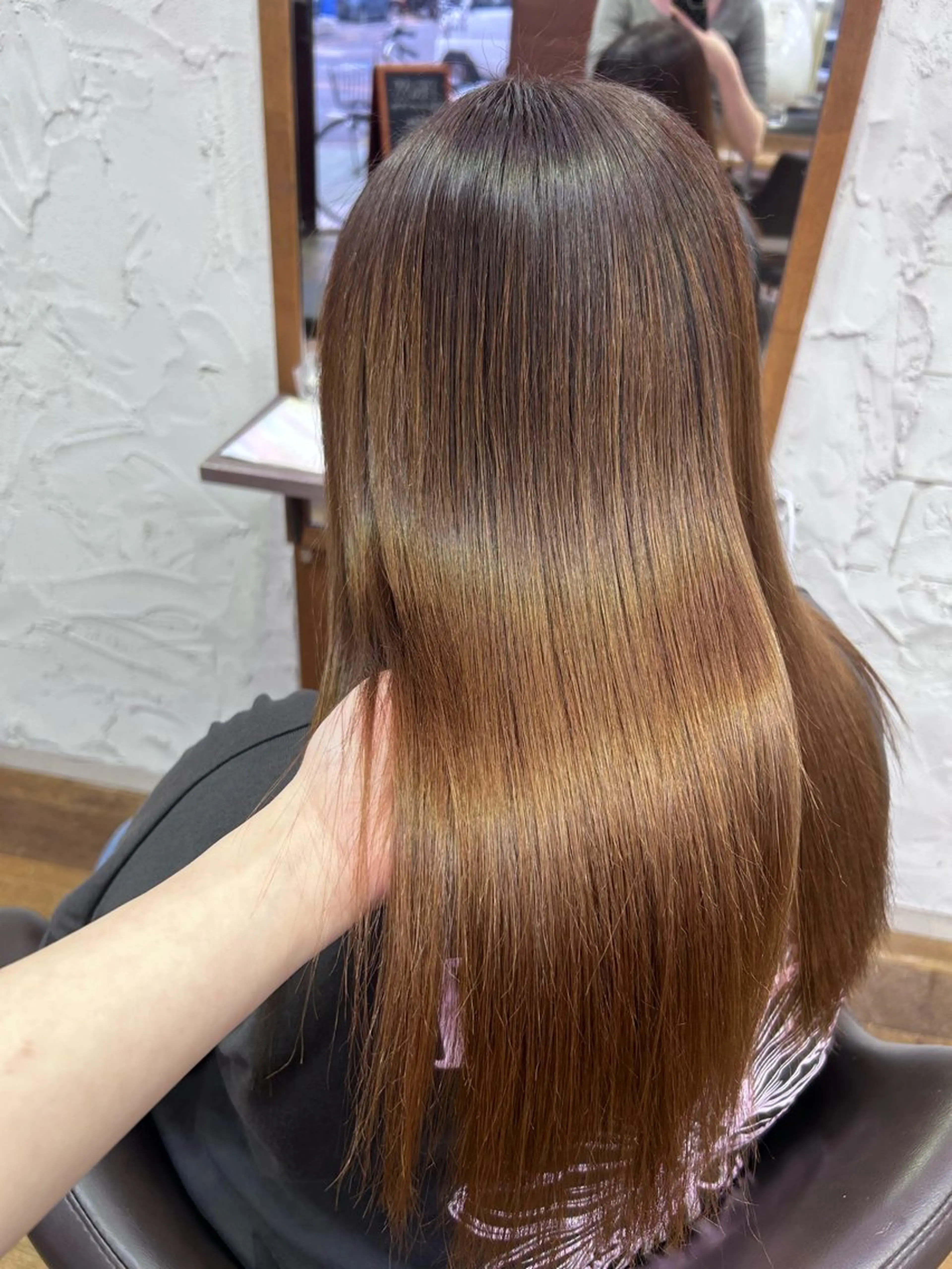 ロング ハイトーン×艶カラー 🤍MIZUKIのヘアスタイル