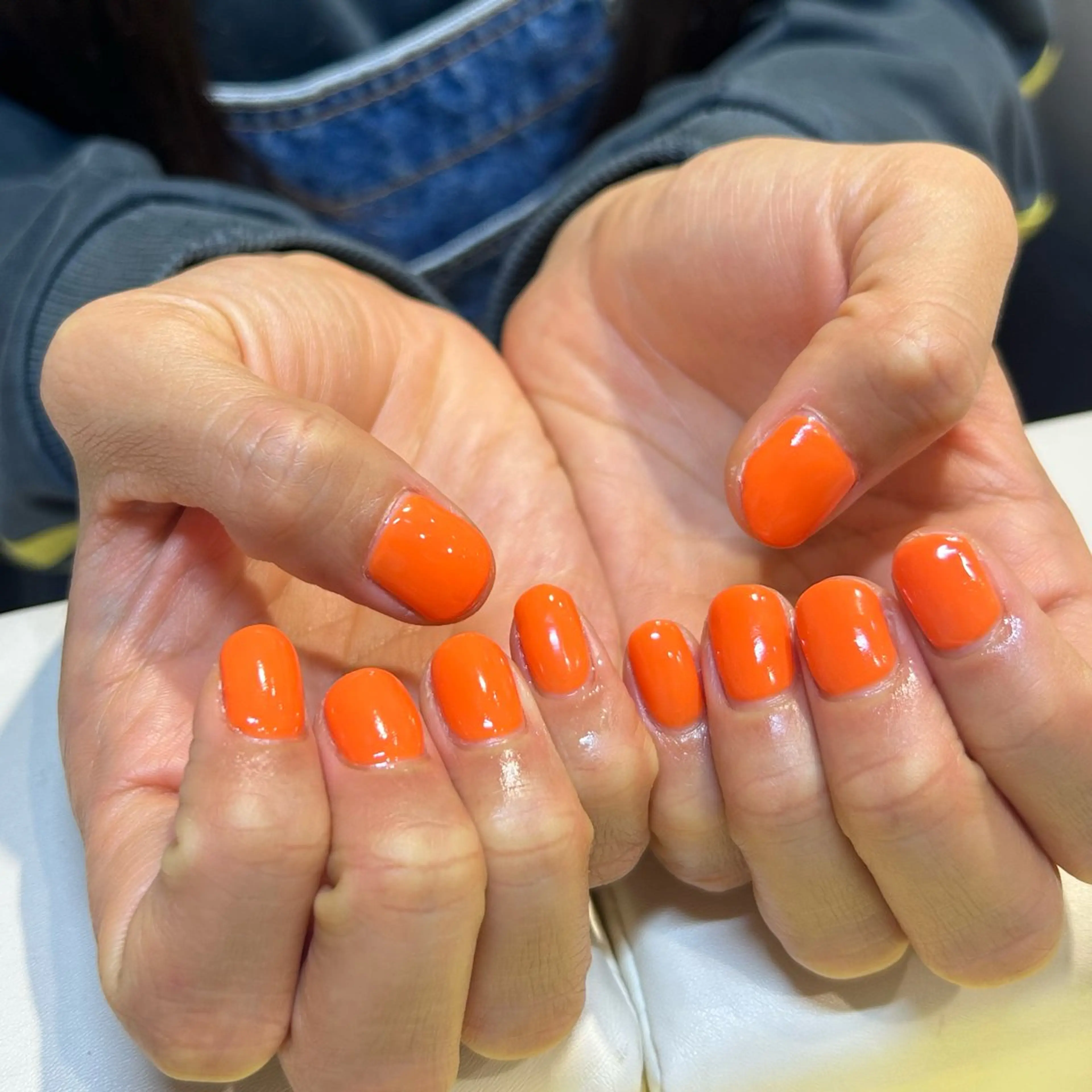 ネイル フラッシュネイル ジェルネイル マグネットネイル ワンカラーネイル パラジェル RIN 🍀のネイルデザイン