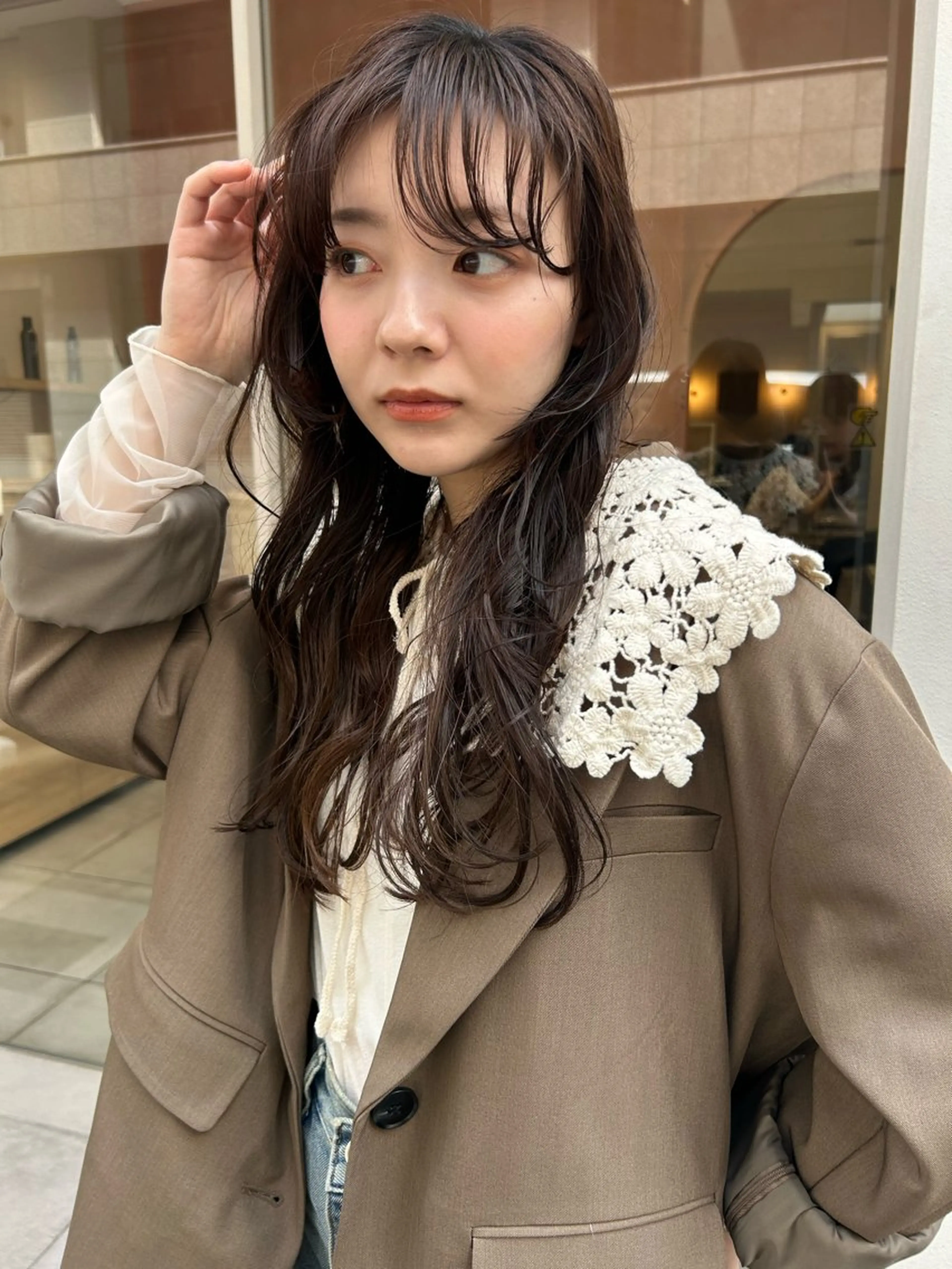 ロング パーマ hanabi /melt西梅田のヘアスタイル