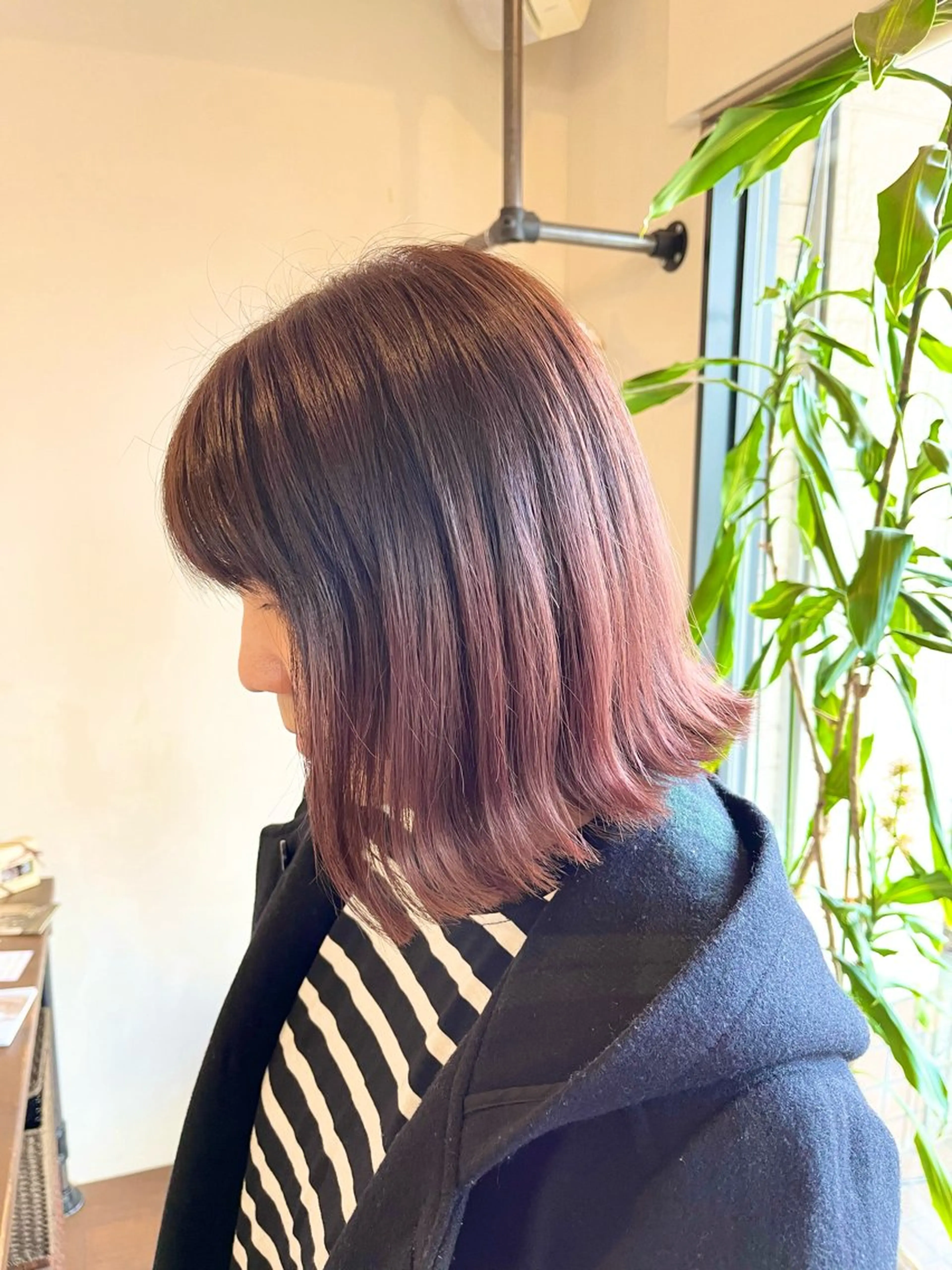 ミディアム カラー カット ヘアカラー トリートメント AKALA HAIR 西宮店　Juriのヘアスタイル