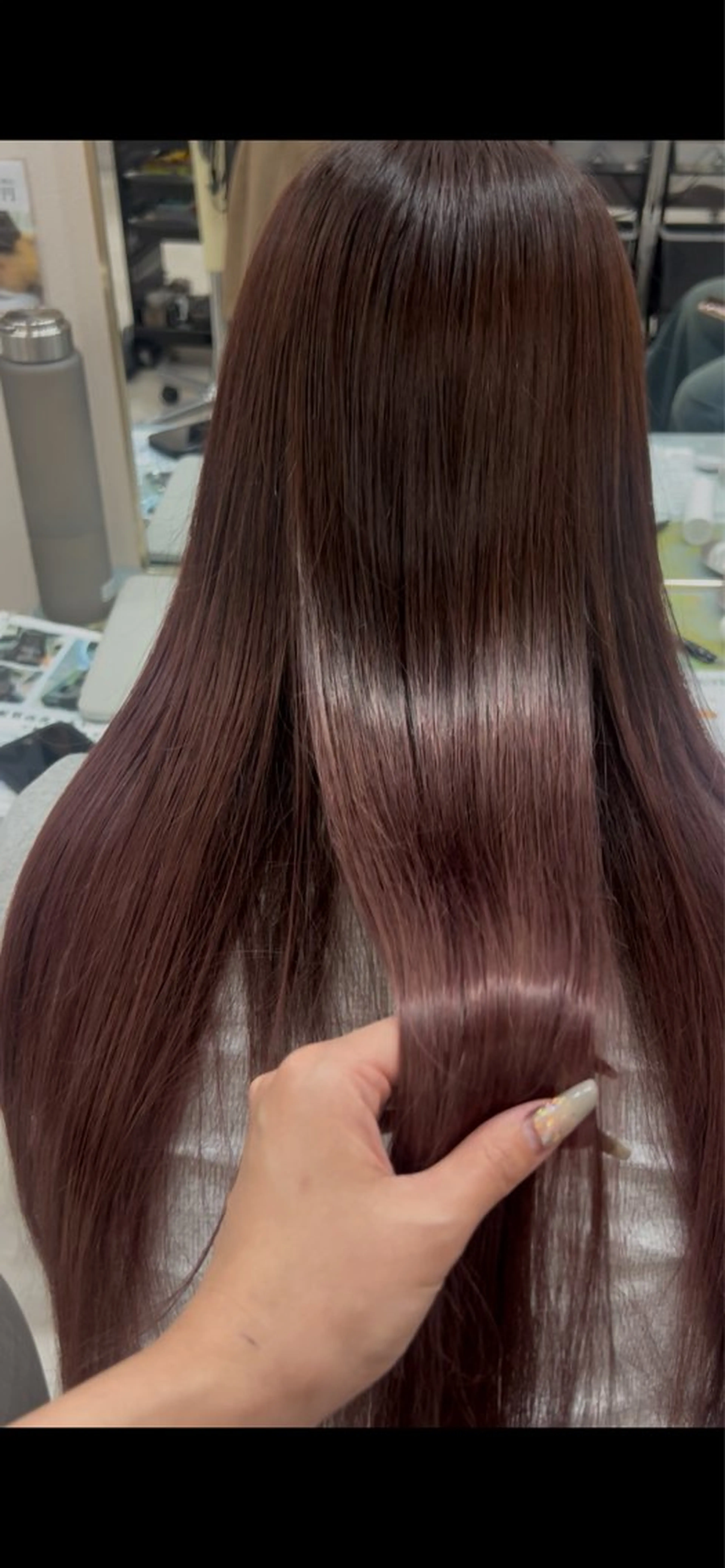 ロング 青野 あかりのヘアスタイル