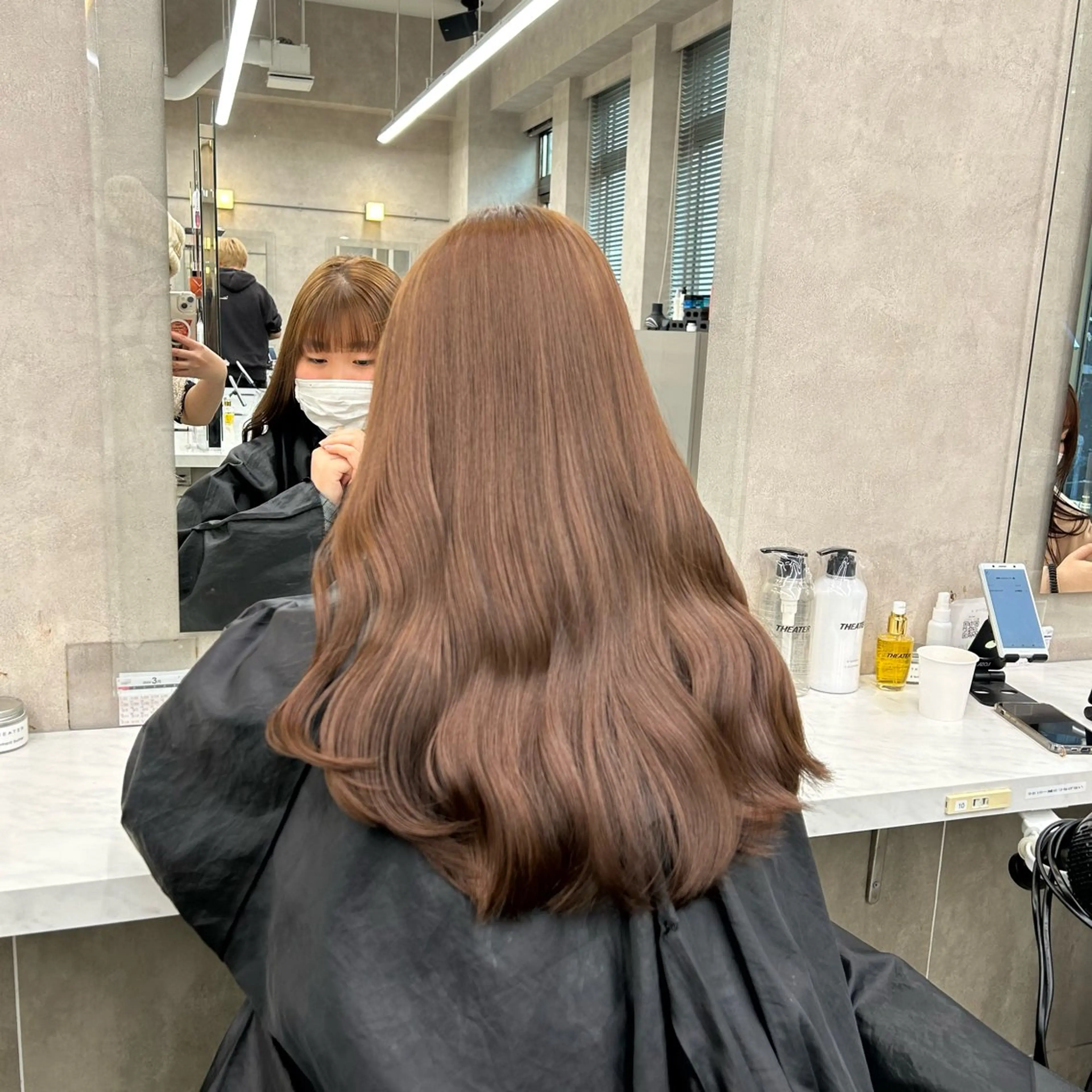 カラー 透明感ベージュ🤎 ナチュラルレイヤーのヘアスタイル