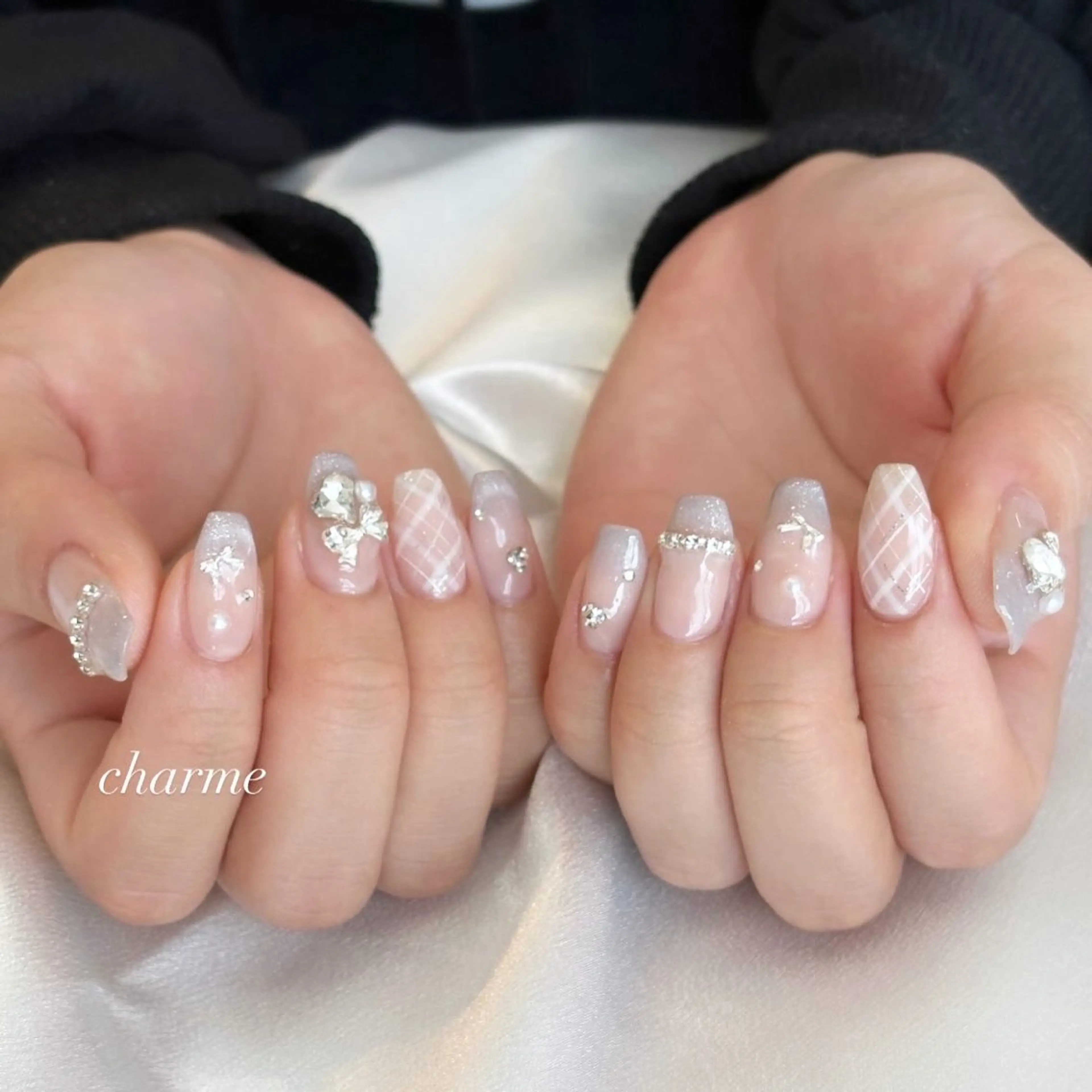 ネイル ガーリー charme nailのネイルデザイン