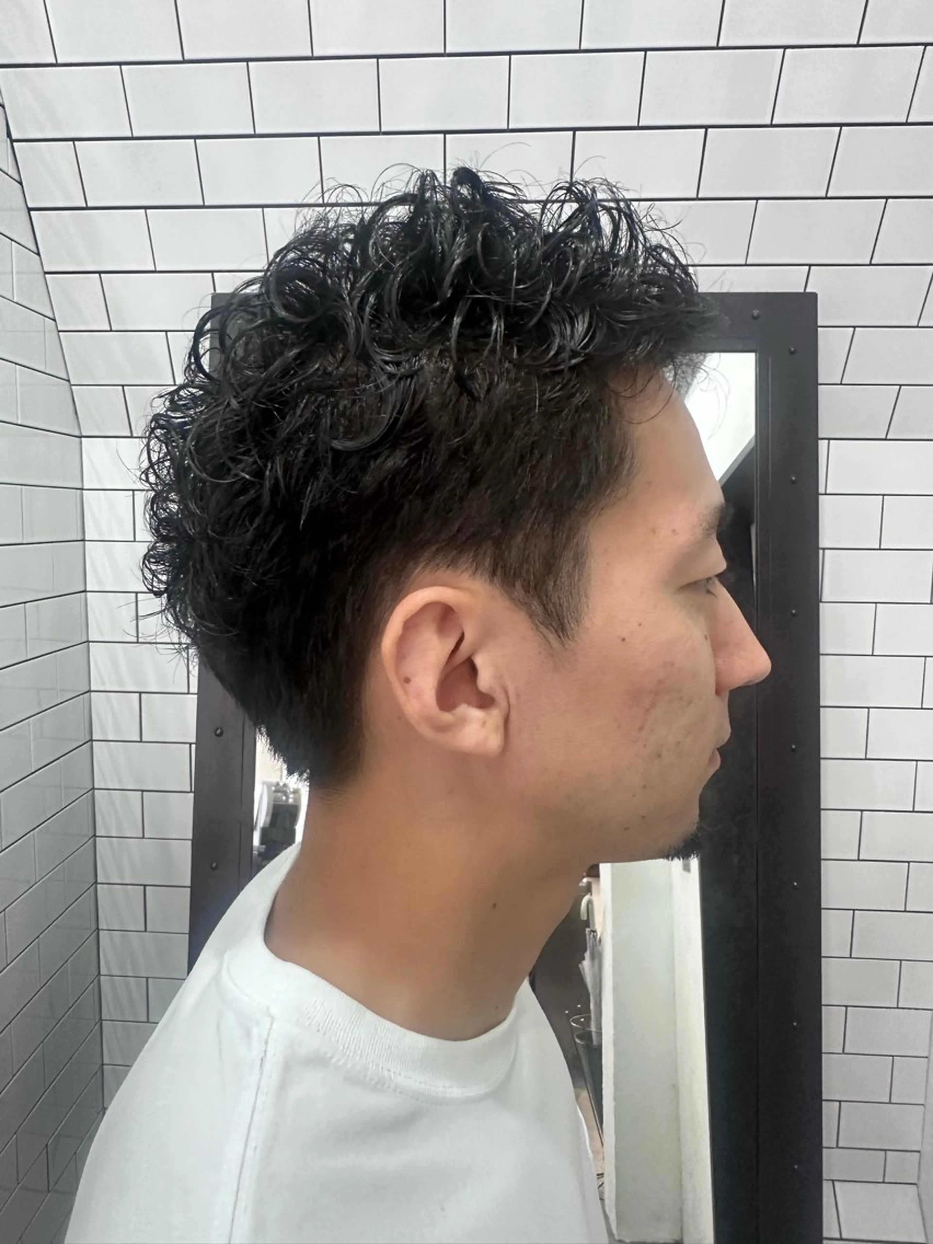 ショート カット パーマ トリートメント 妙見 知洋のヘアスタイル