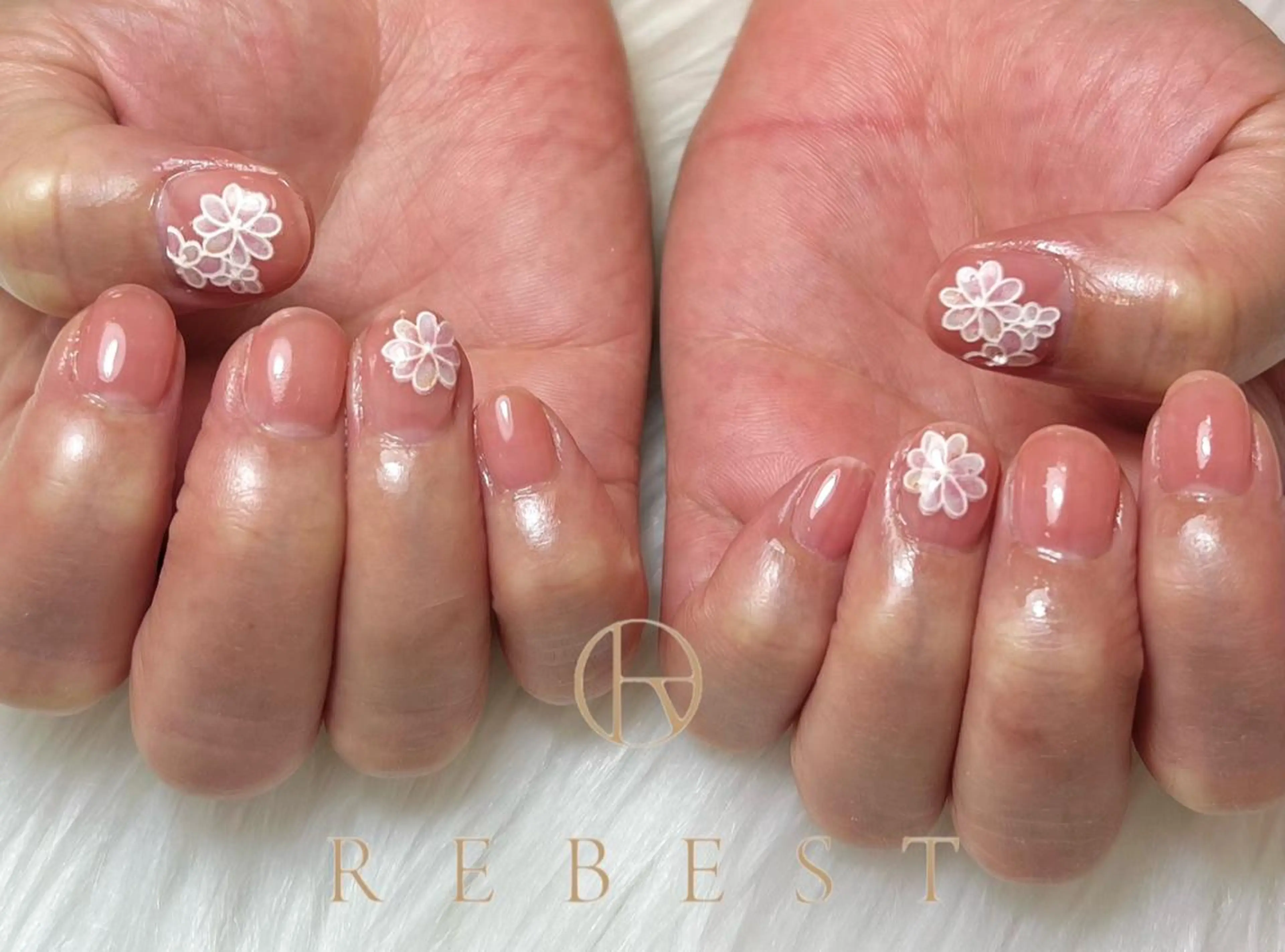 ネイル ❤️💛🩵京橋 痛ネイル⭐️3Dのネイルデザイン