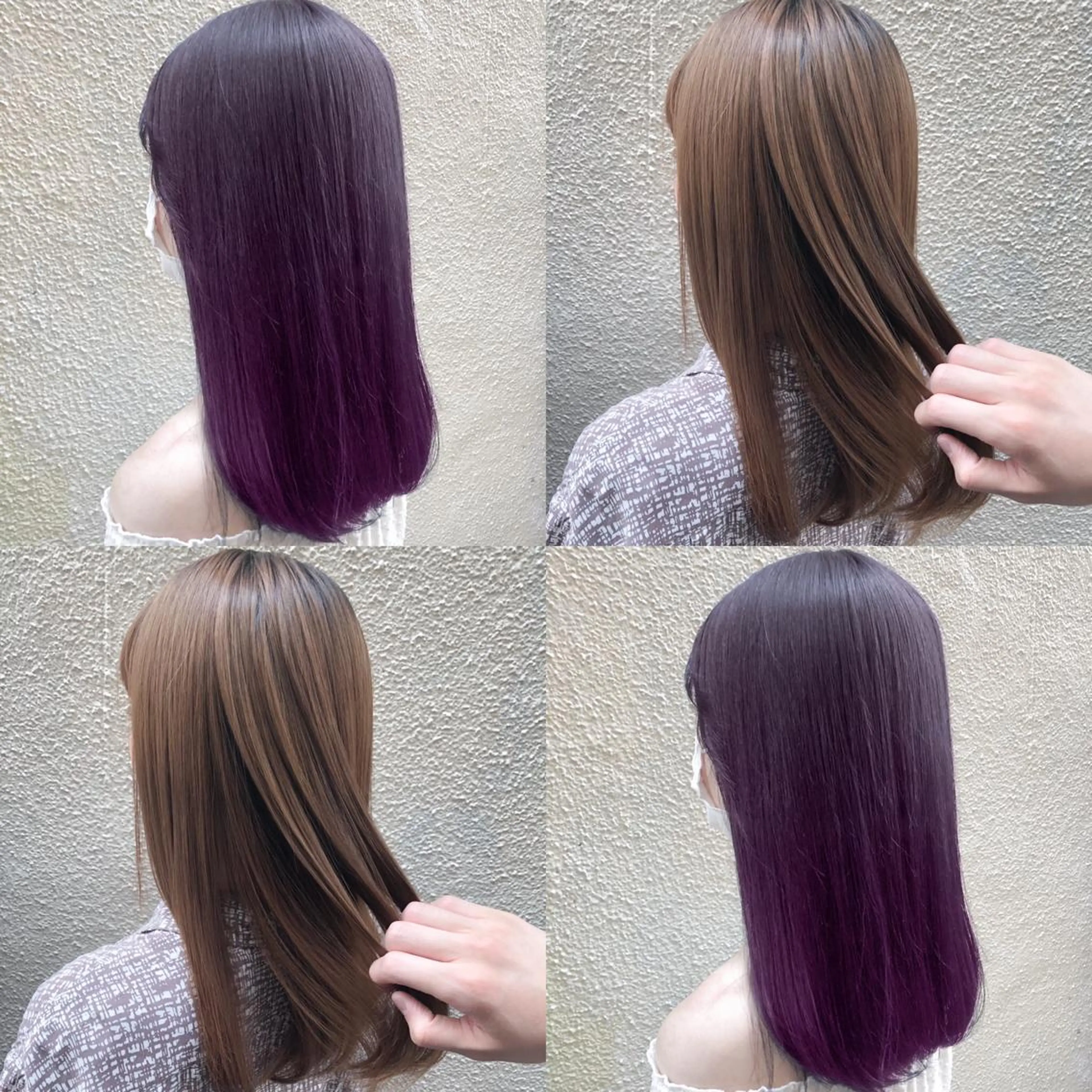 ミディアム カラー 髪質改善/縮毛矯正/ トリートメント/庭田のヘアスタイル