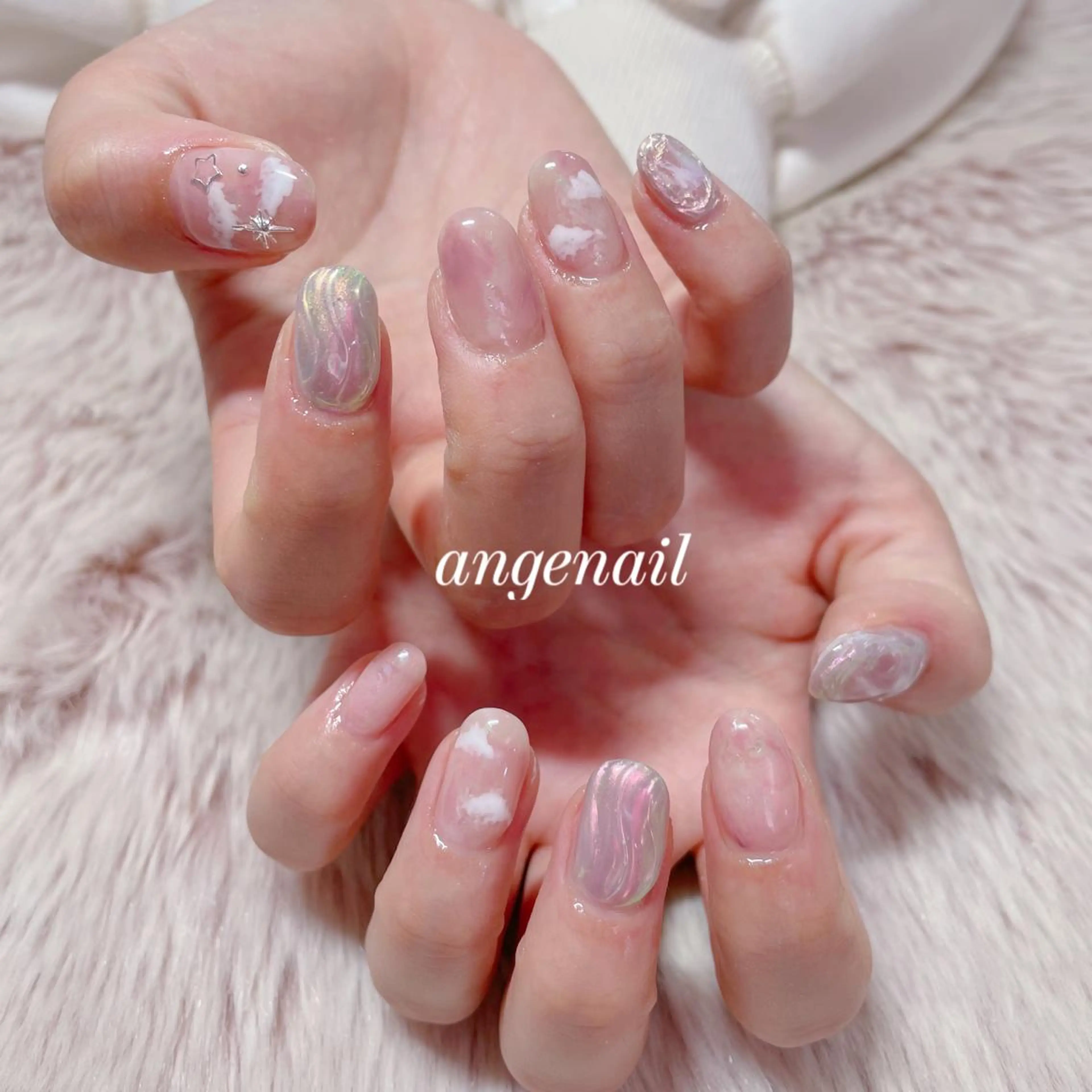 ネイル ハンドネイル オーナーネイリスト MAKIのネイルデザイン