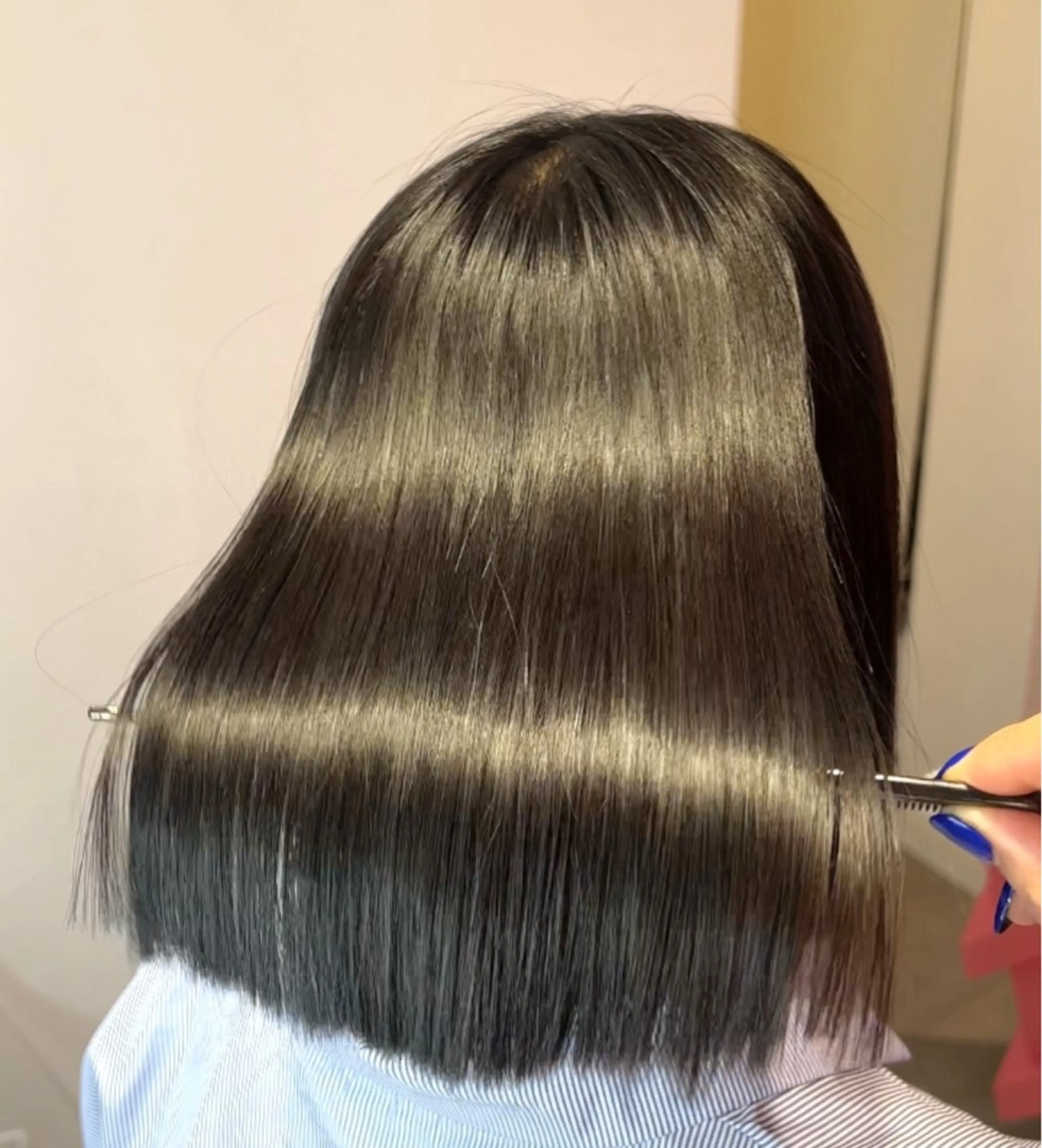 ショート 莉乃/縮毛矯正/髪質 改善/艶カラーのヘアスタイル