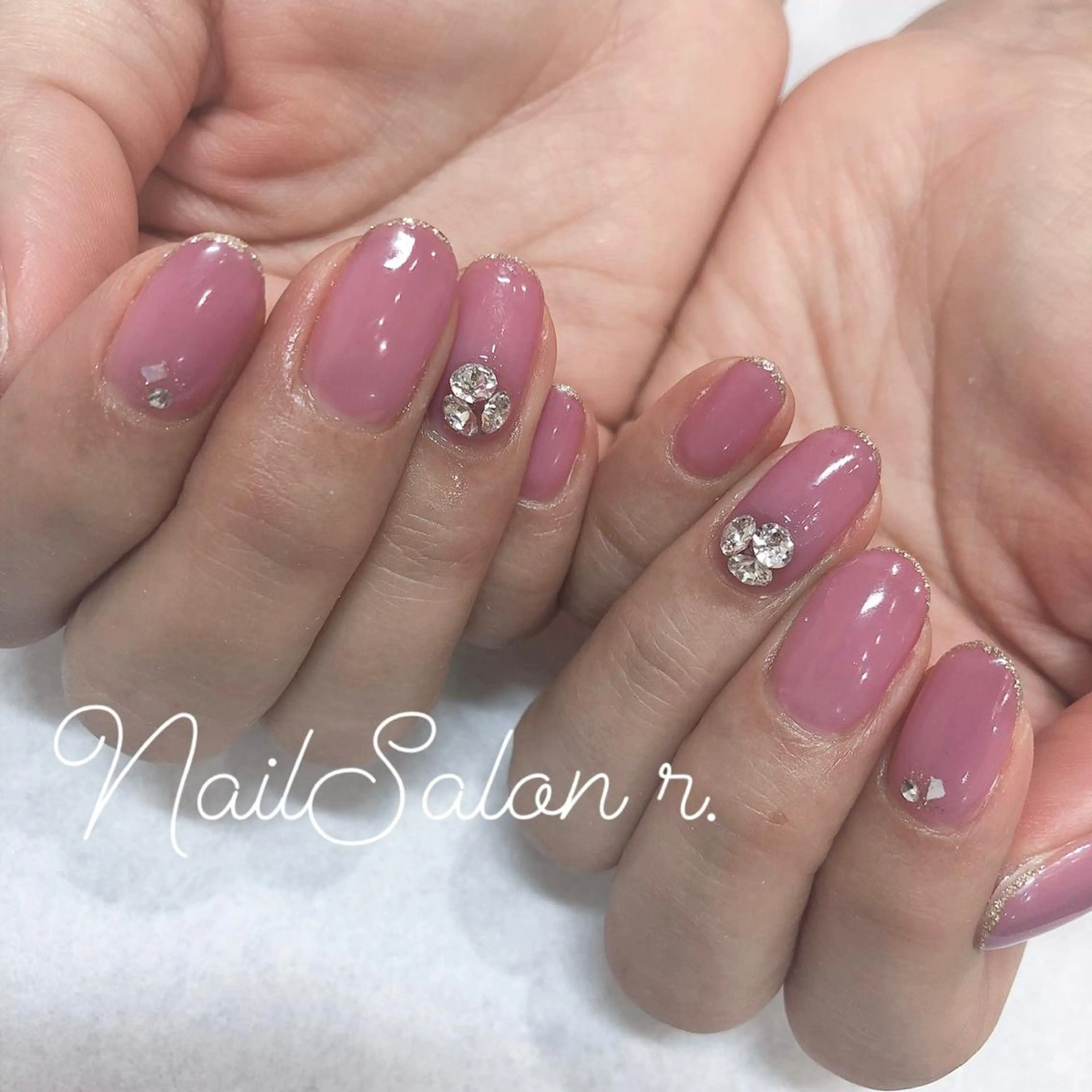 💅🏻【自爪】オフなし アート2本の写真