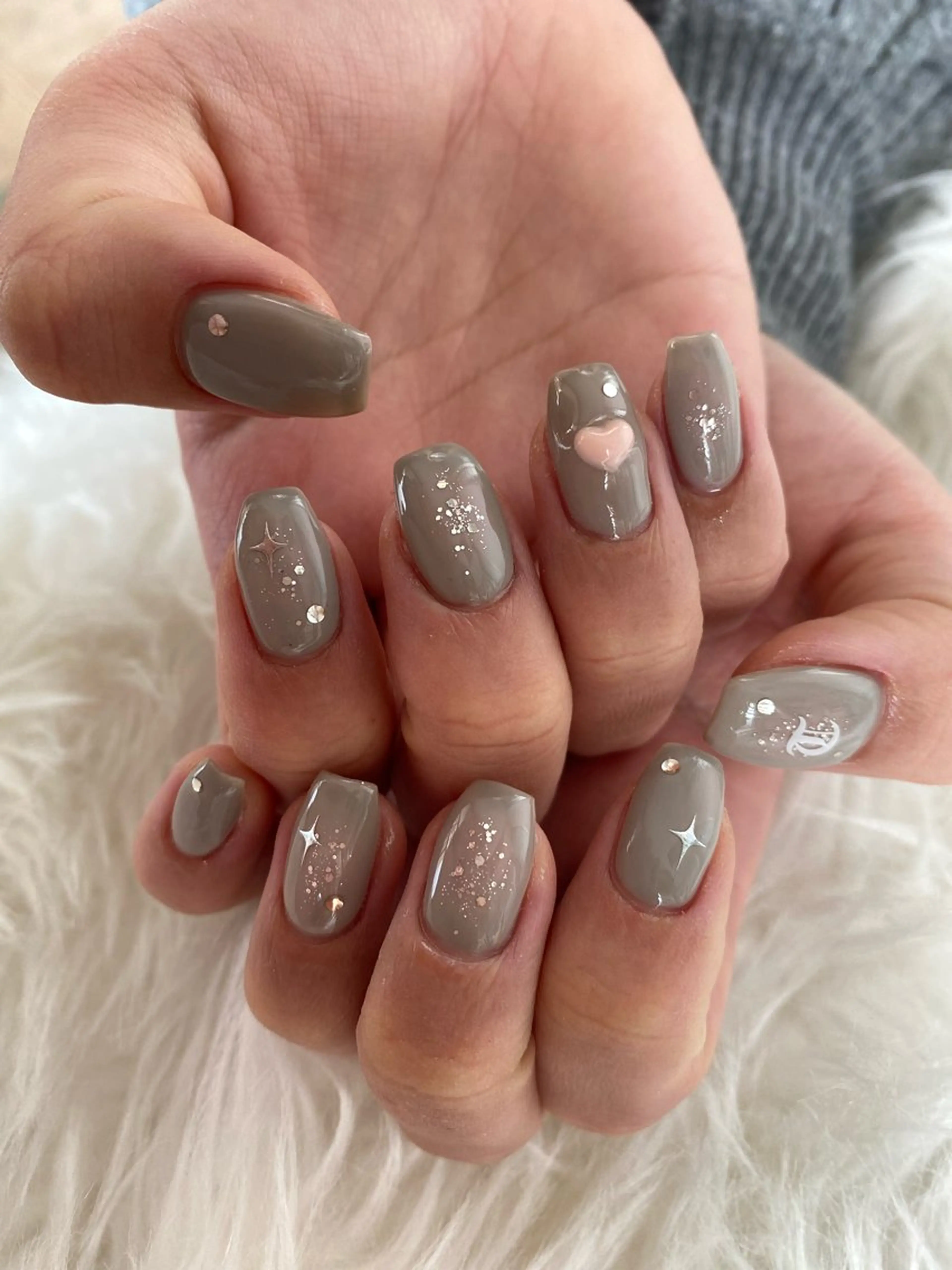 ネイル crystal ⭐︎ colorのネイルデザイン