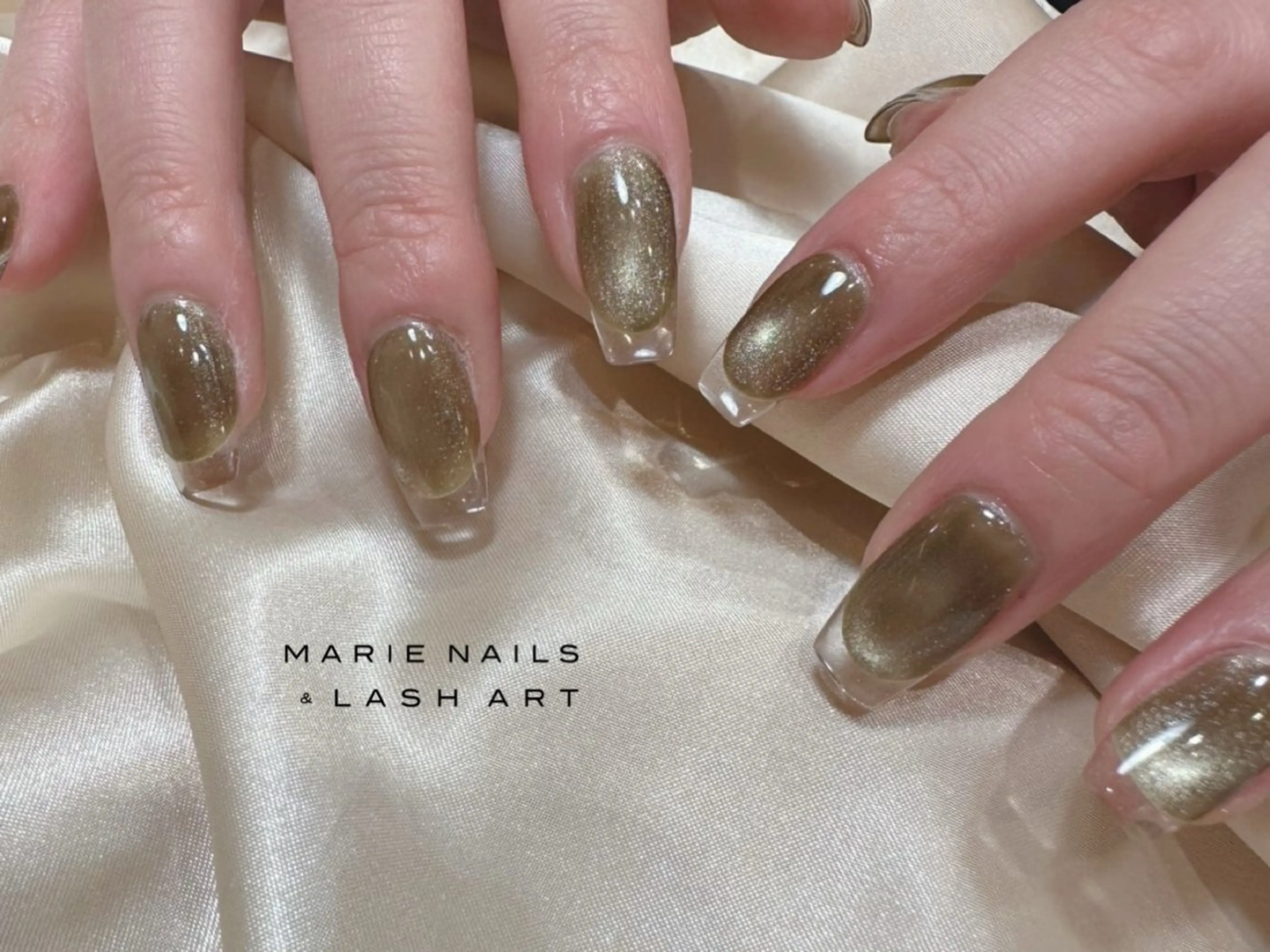 ネイル クリアネイル フレンチネイル MARIENAILS soedaのネイルデザイン