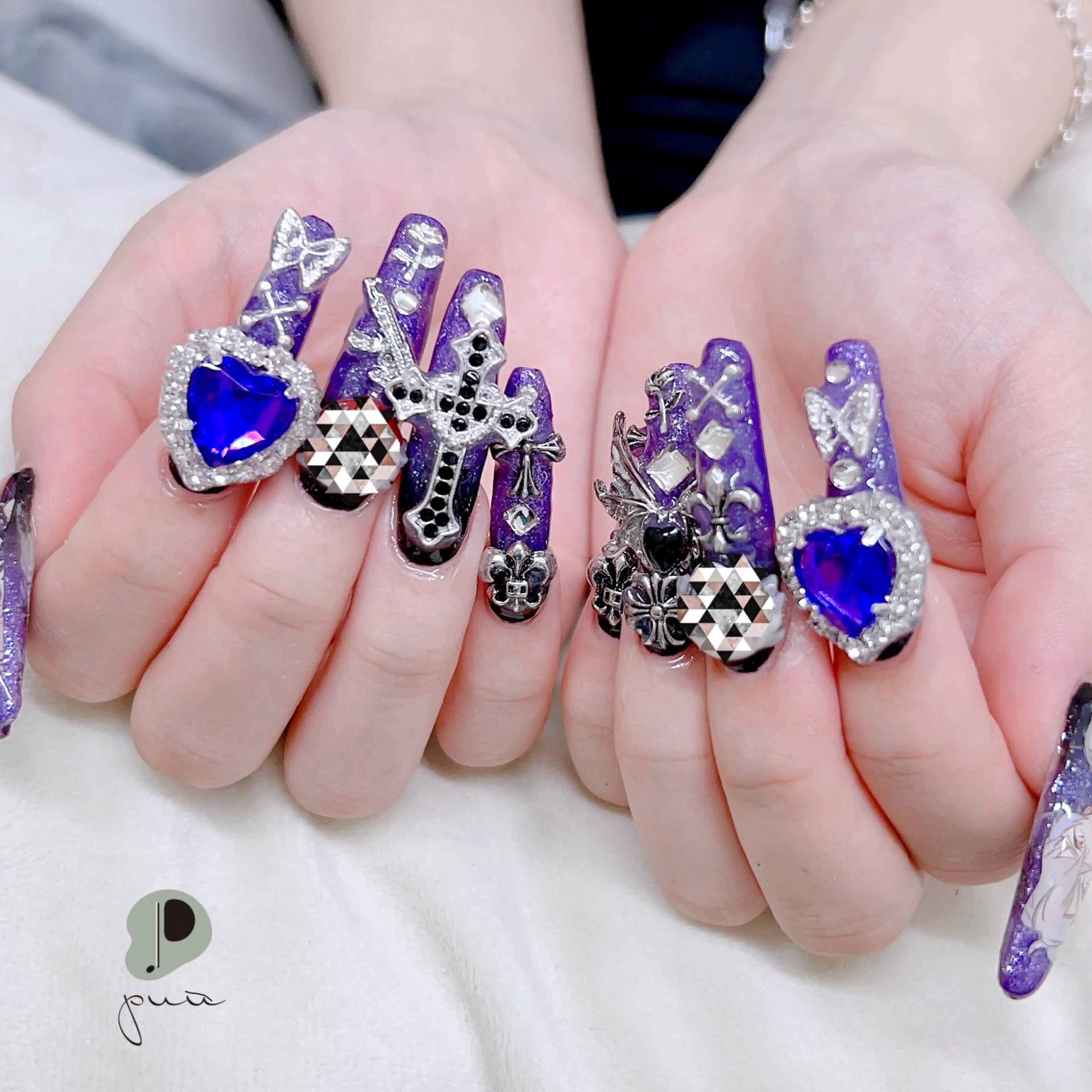 ネイル ロングネイル スカルプネイル ハンドネイル Nail salon puu kyotoのネイルデザイン