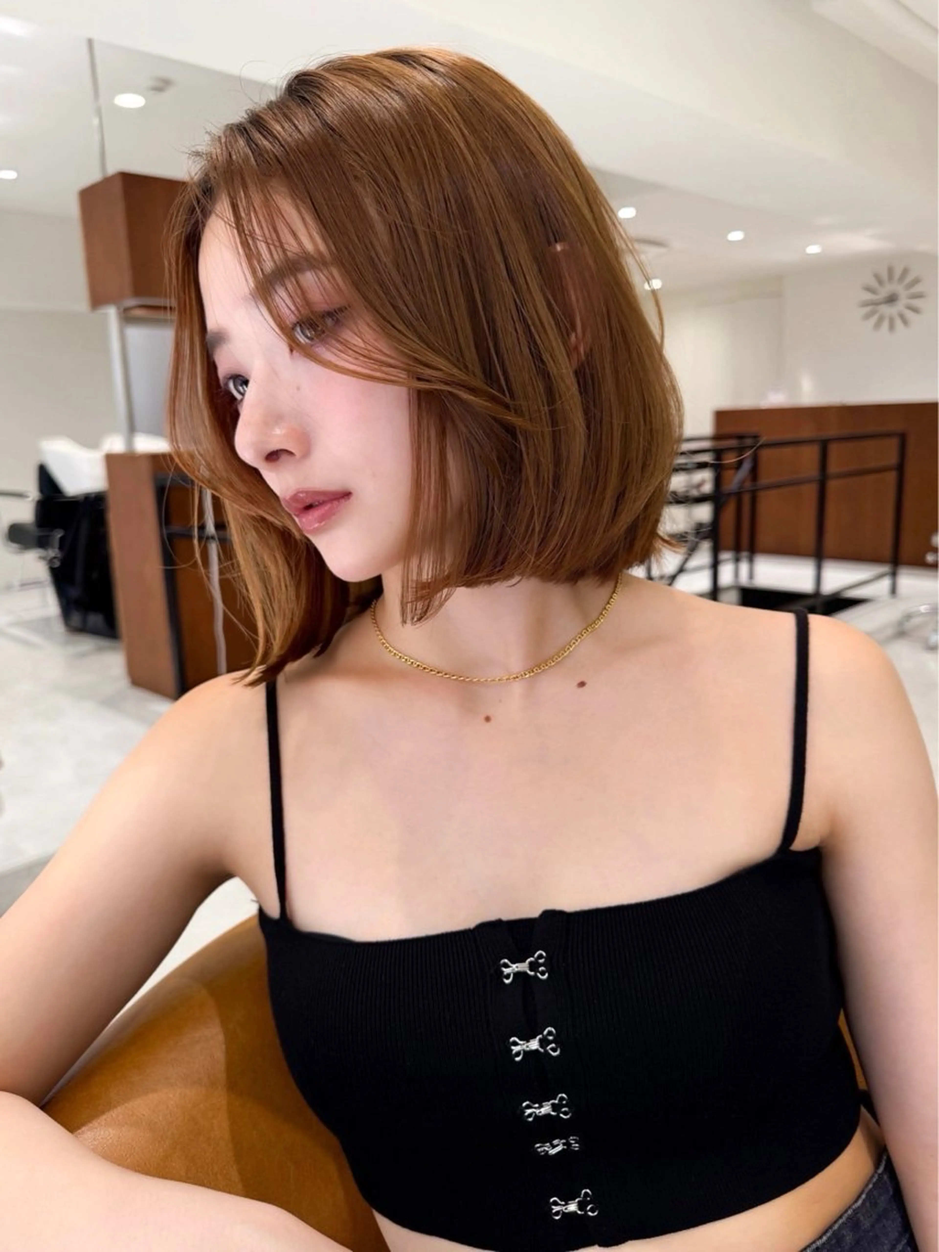 ショート 小顔ボブ jilblanカホのヘアスタイル