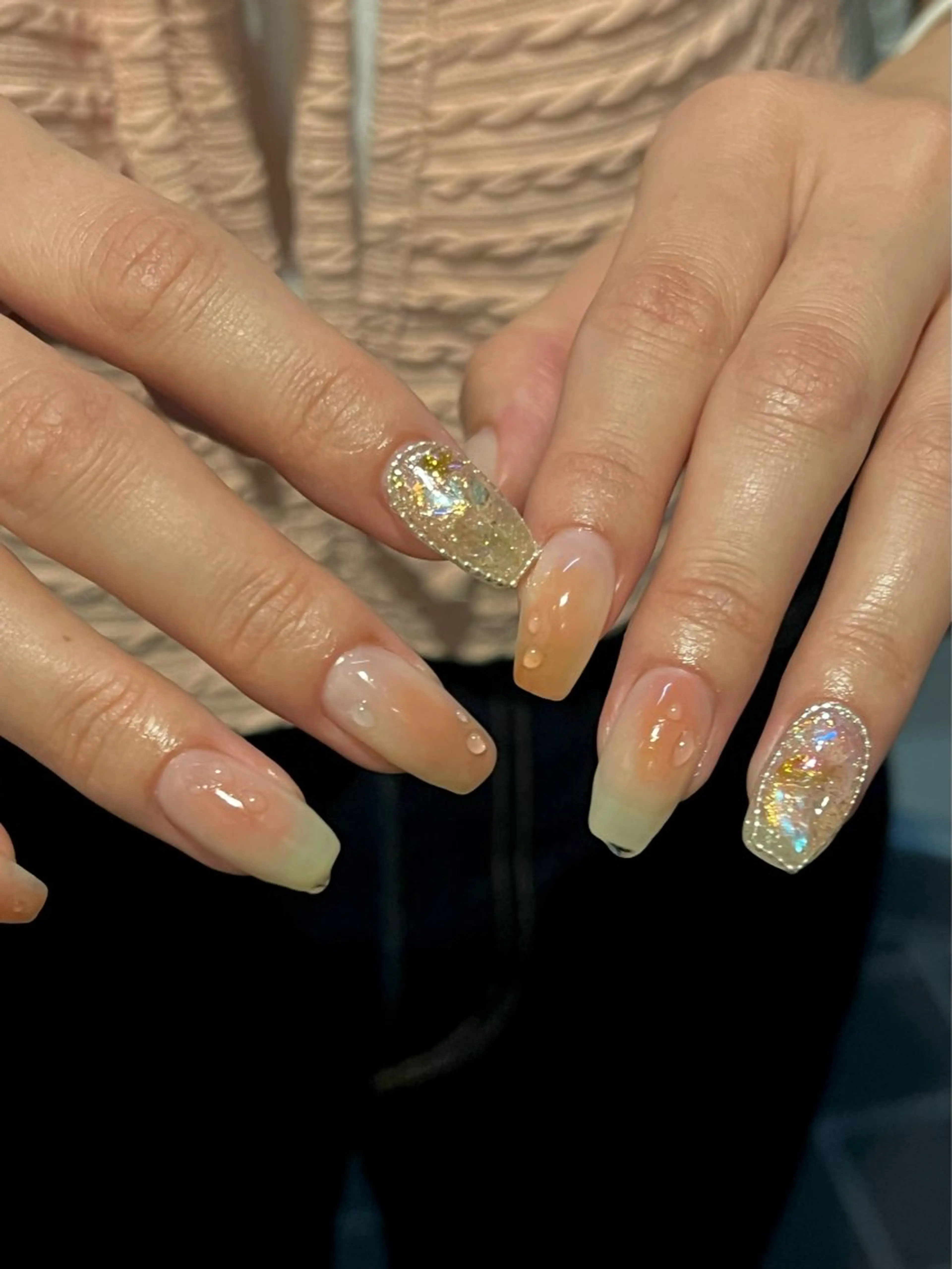 ネイル ハンドネイル Hata nail 🎀個性派ニュアンスのネイルデザイン