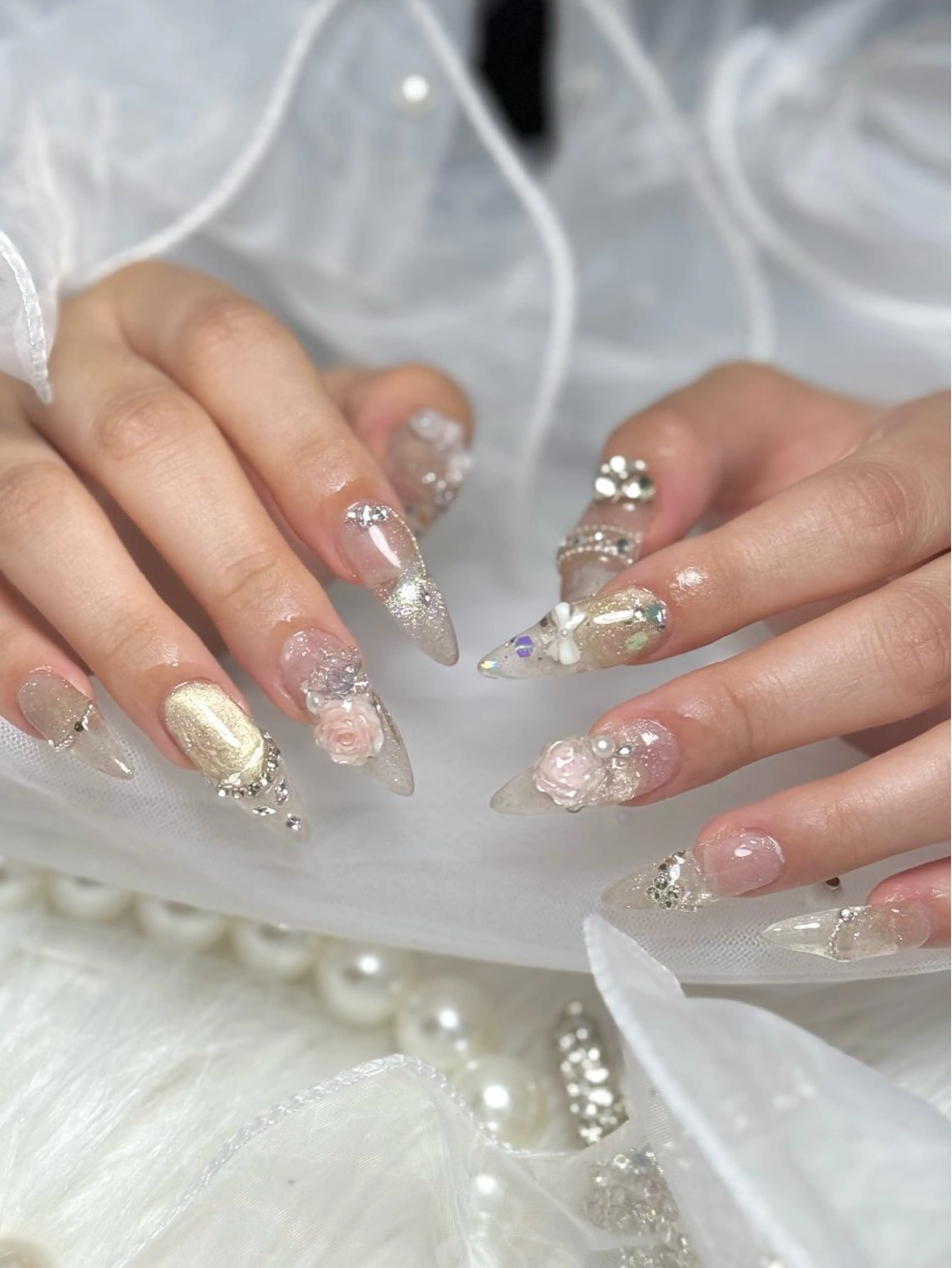 ネイル クリアネイル salon luge あめ🍬のネイルデザイン
