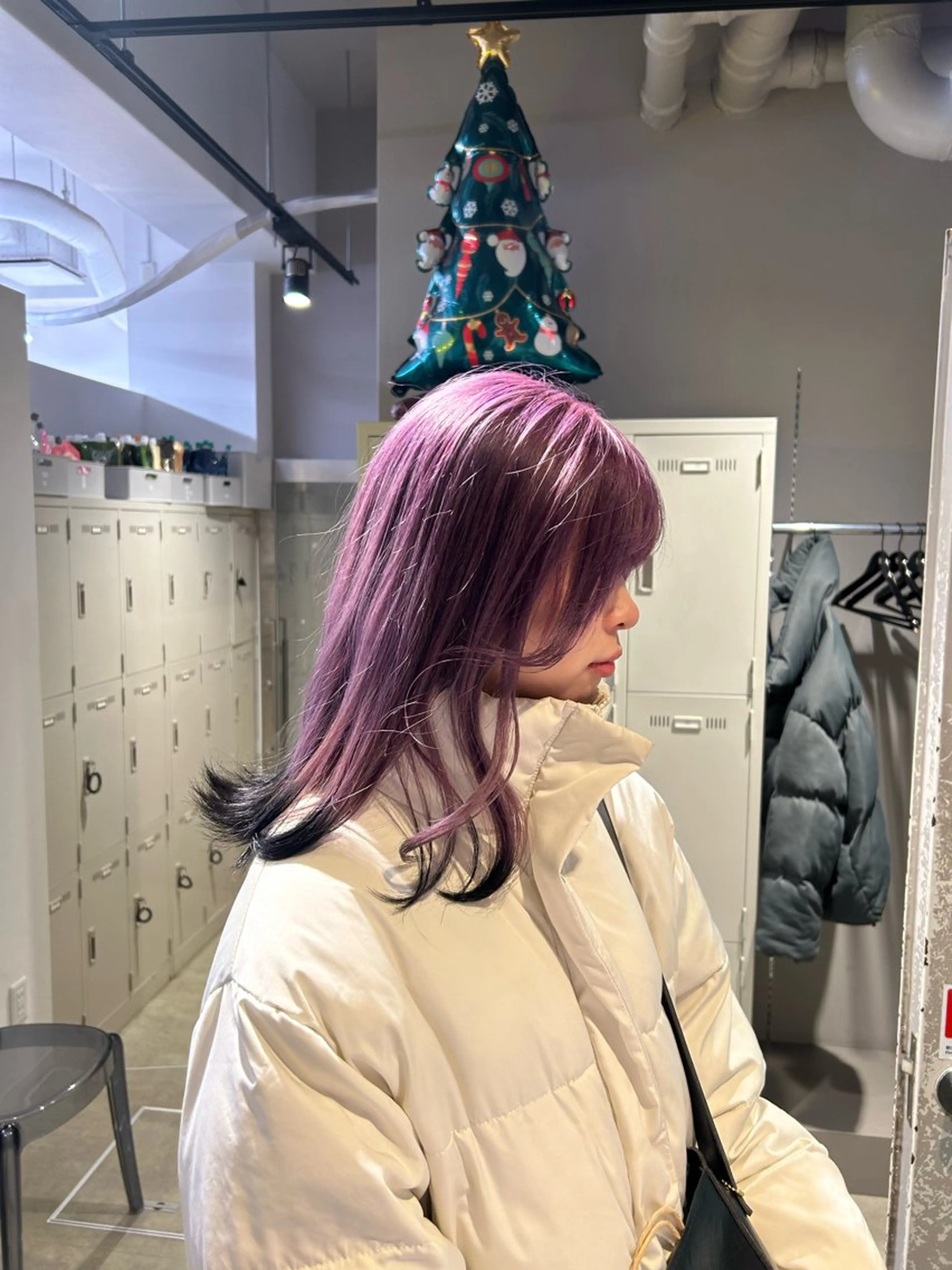 ミディアム カラー 韓国/トレンド レイヤー【101】のヘアスタイル