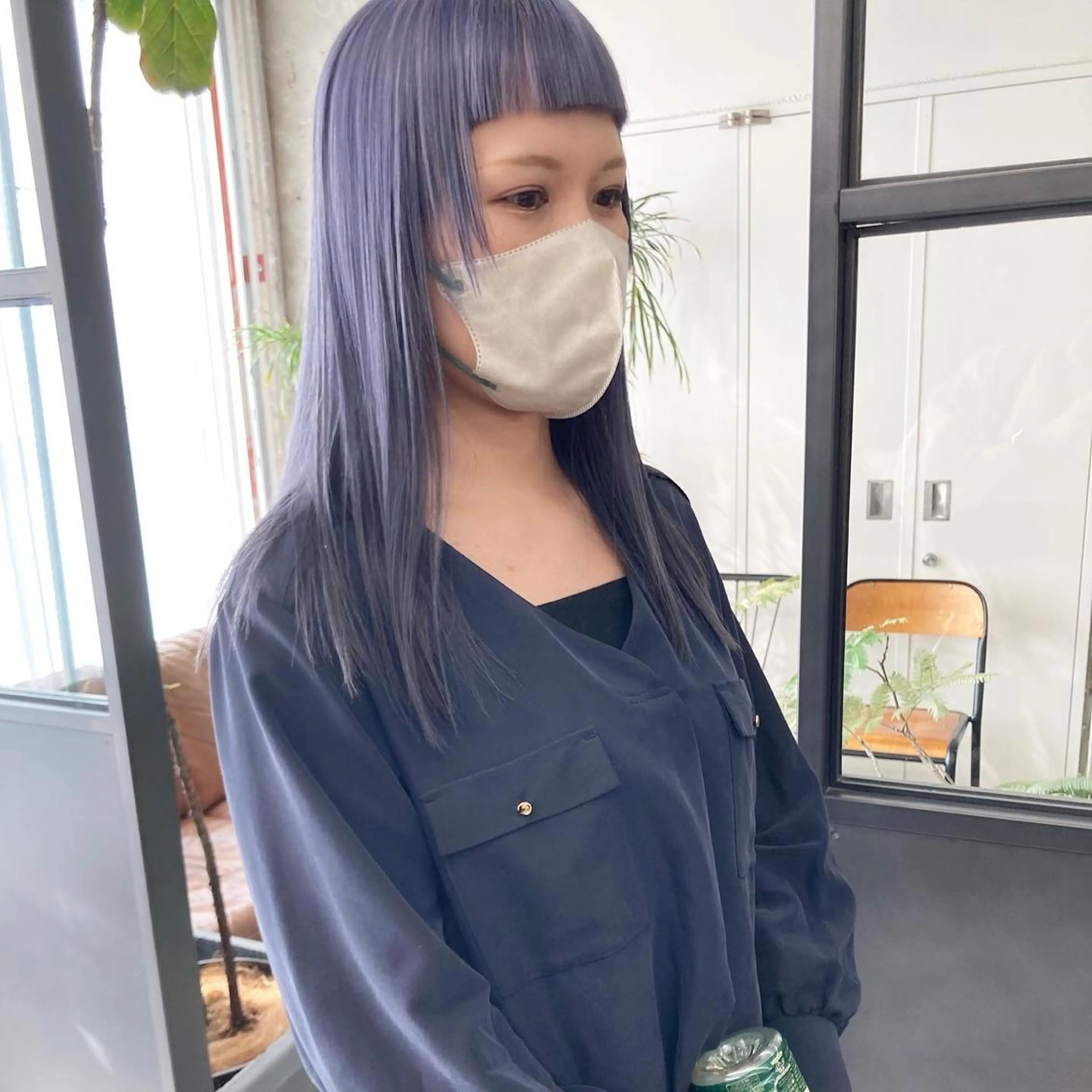 セミロング カラー ブリーチ カット ヘアカラー トリートメント 小木曽智美 /ボブ/ショートのヘアスタイル