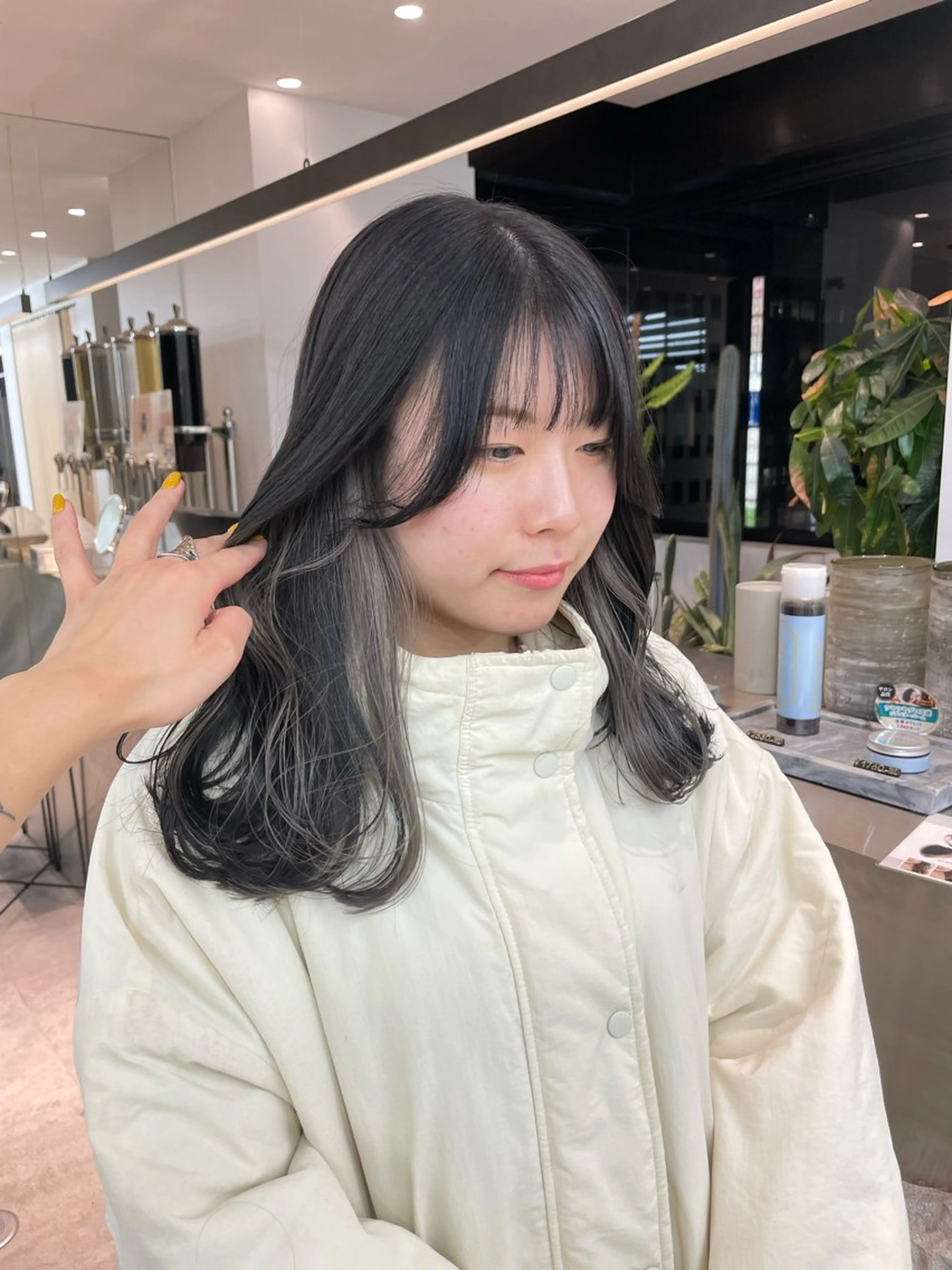 ミディアム カラー カット ヘアカラー トリートメント ♥️ブリーチ/ボブ/ レイヤー♥️maiのヘアスタイル